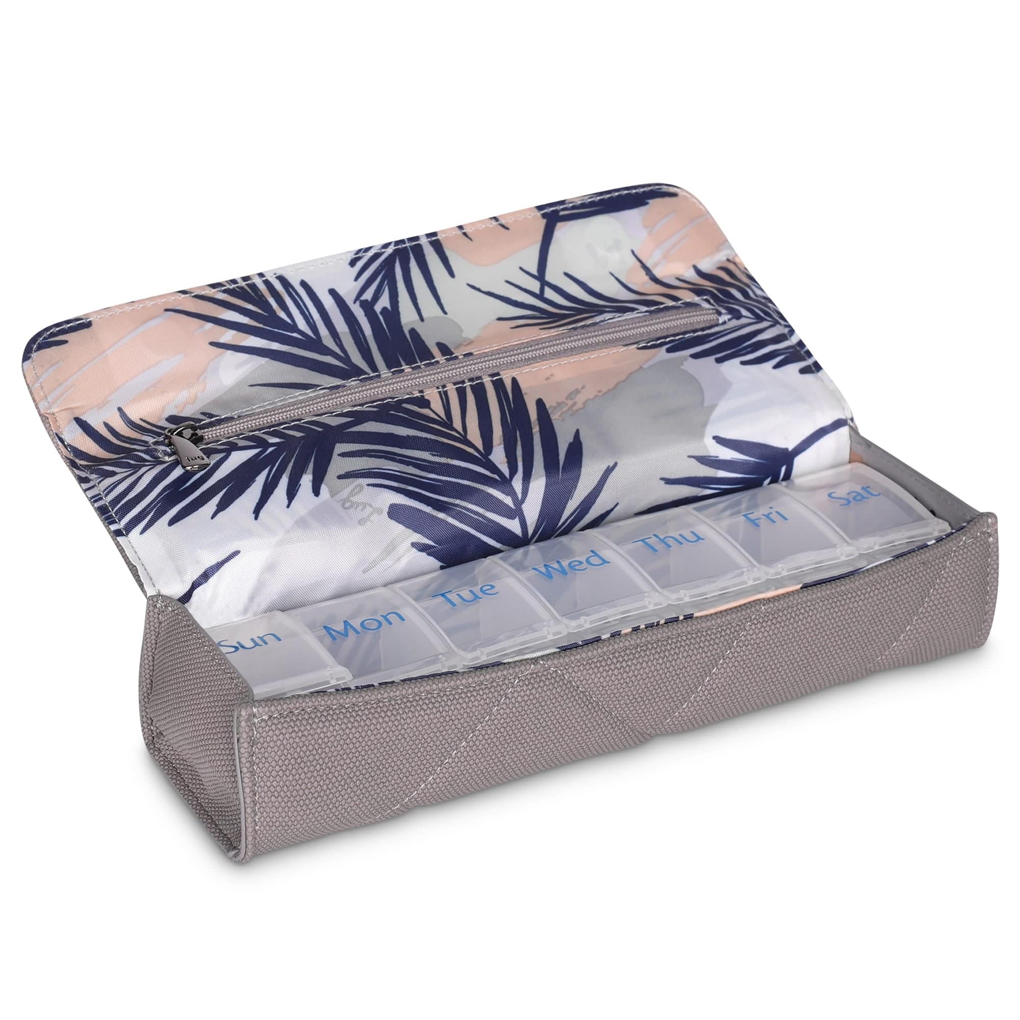 Choo Choo XL Matte Luxe VL Pill Organizer - PEARL - ChooChooXLMatteVL_PearlGrey_05