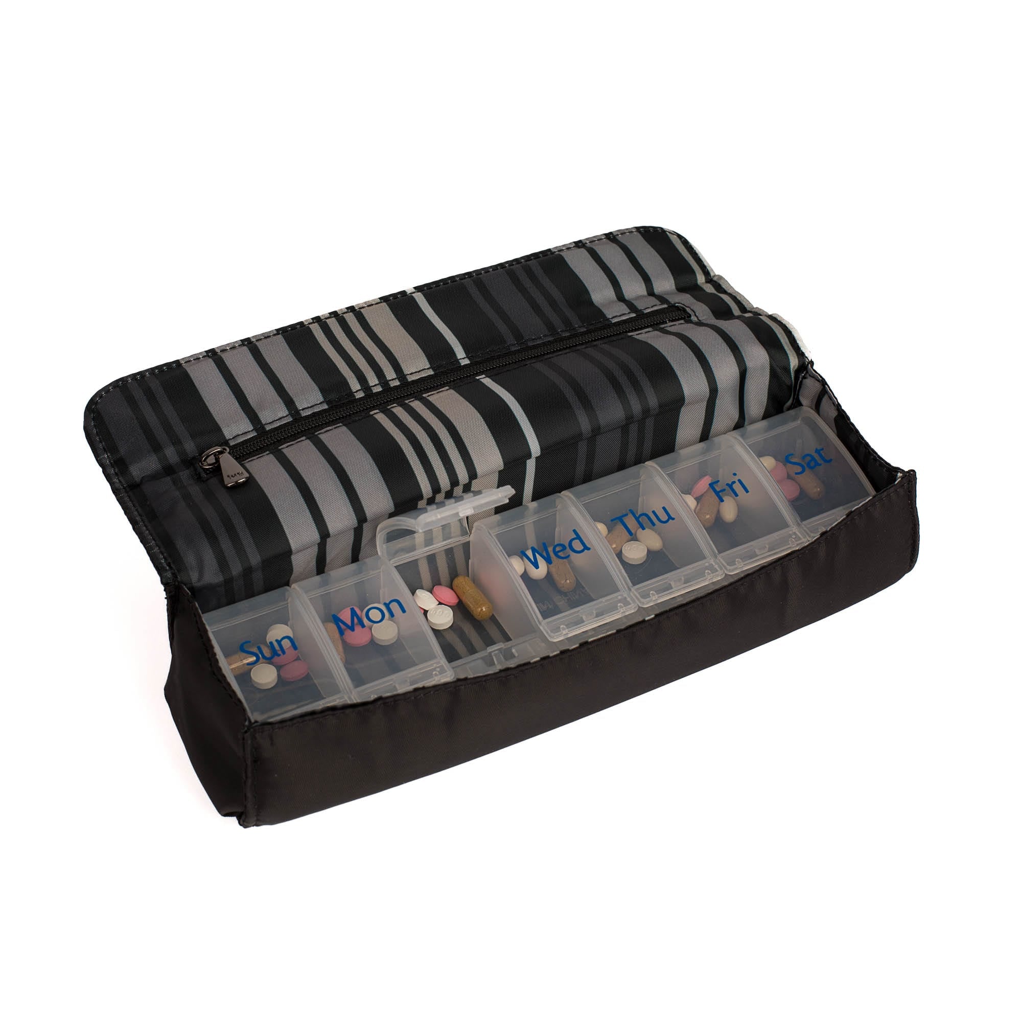 Choo Choo XL Pill Organizer - BLACK - ChooChooXL_Black_05