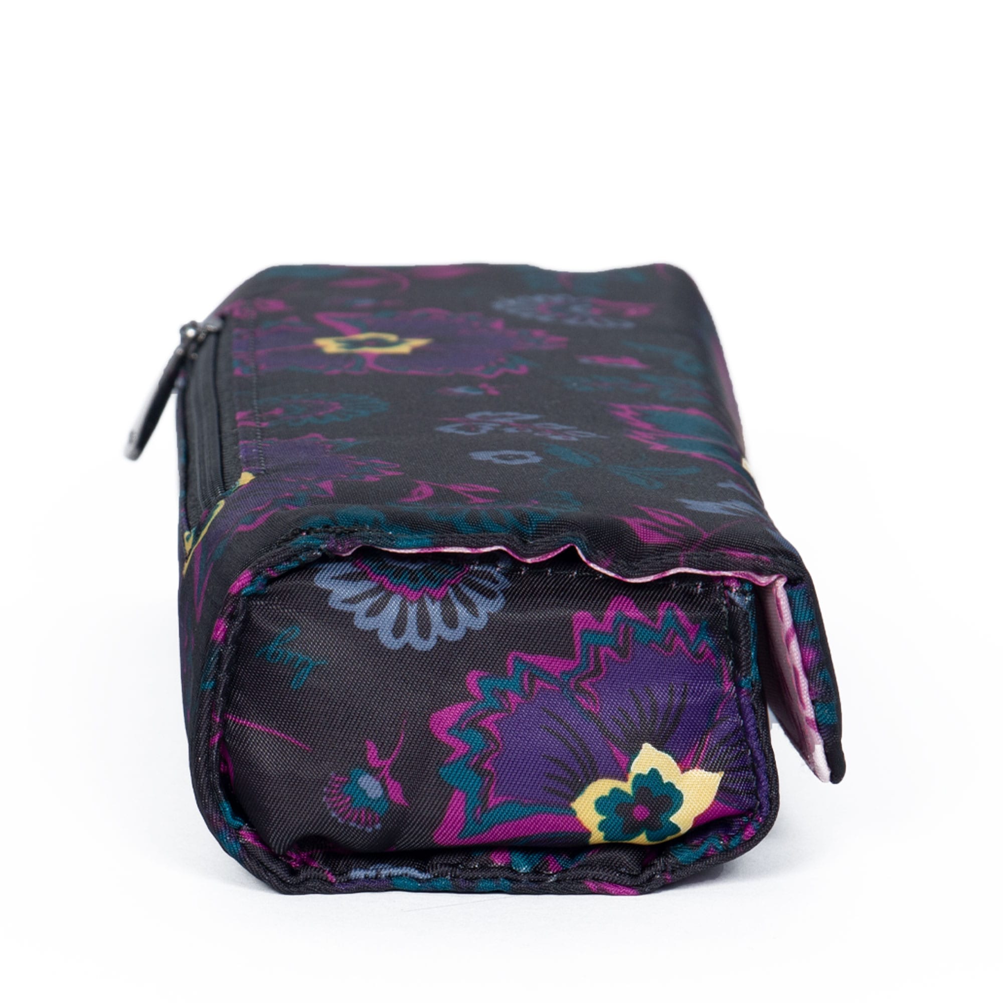 Choo Choo XL Pill Organizer - BOHO FLORAL BLACK - ChooChooXL_BohoFloralBlck_03