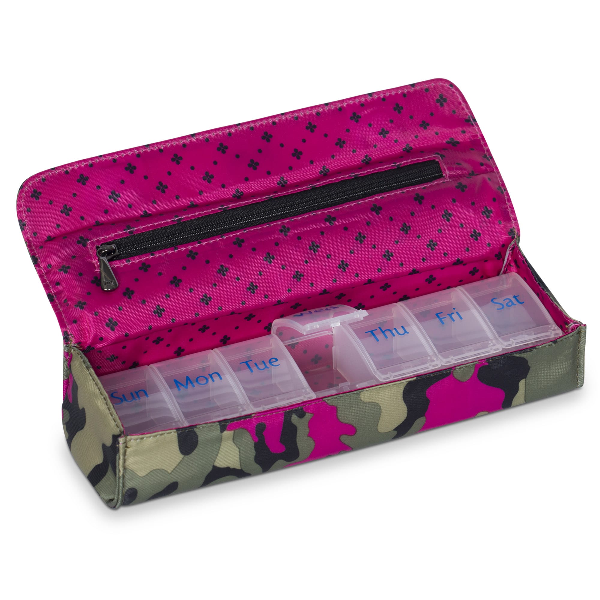 Choo Choo XL Pill Organizer - CAMO ORCHID - ChooChooXL_CamoOrchid_05