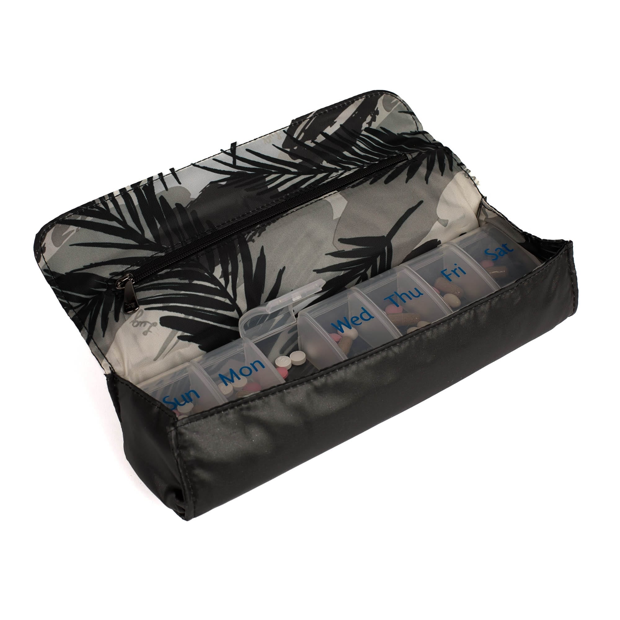 Choo Choo XL Pill Organizer - METALLIC BLACK - ChooChooXL_MetallicBlack_05