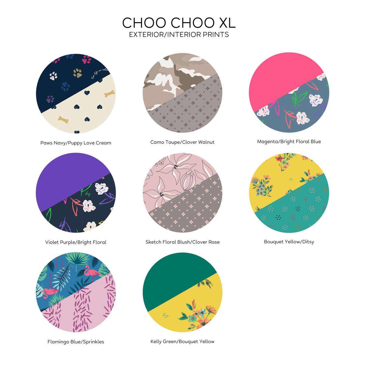Choo Choo XL Pill Organizer - - ChooChooXL_QVC_Swatches