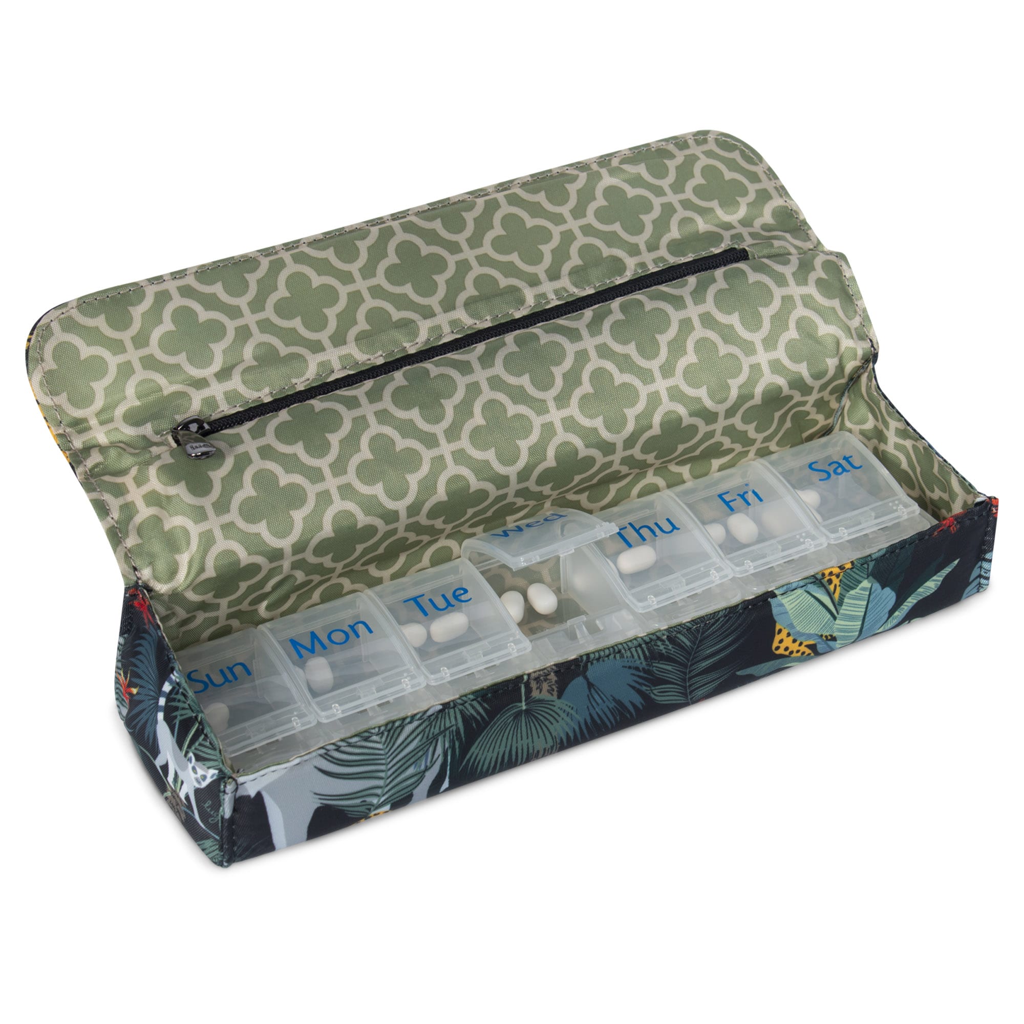 Choo Choo XL Pill Organizer - WILDLIFE BLACK - ChooChooXL_WildlifeBlack_05