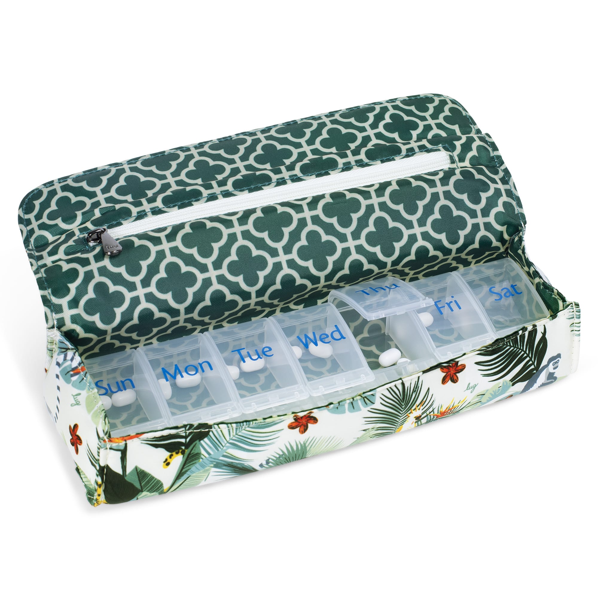 Choo Choo XL Pill Organizer - WILDLIFE CREAM - ChooChooXL_WildlifeCream_05