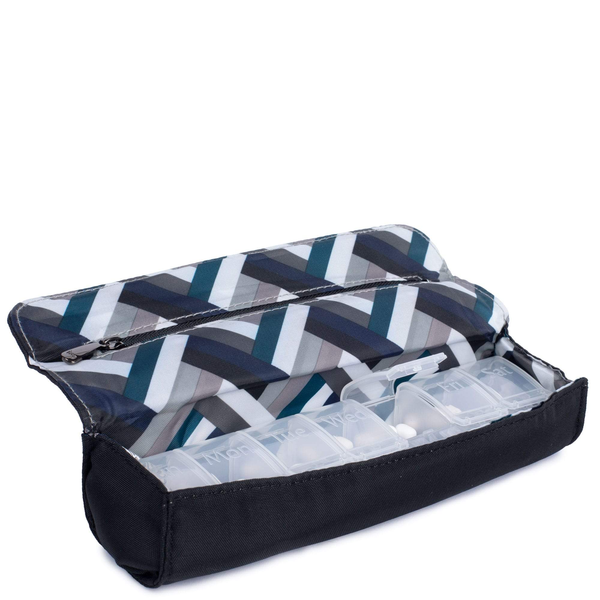 Choo Choo Pill Organizer - BRUSHED BLACK - ChooChoo_BrushedBlack_05_00f70e61-8e2f-4892-999a-af48c409a51b