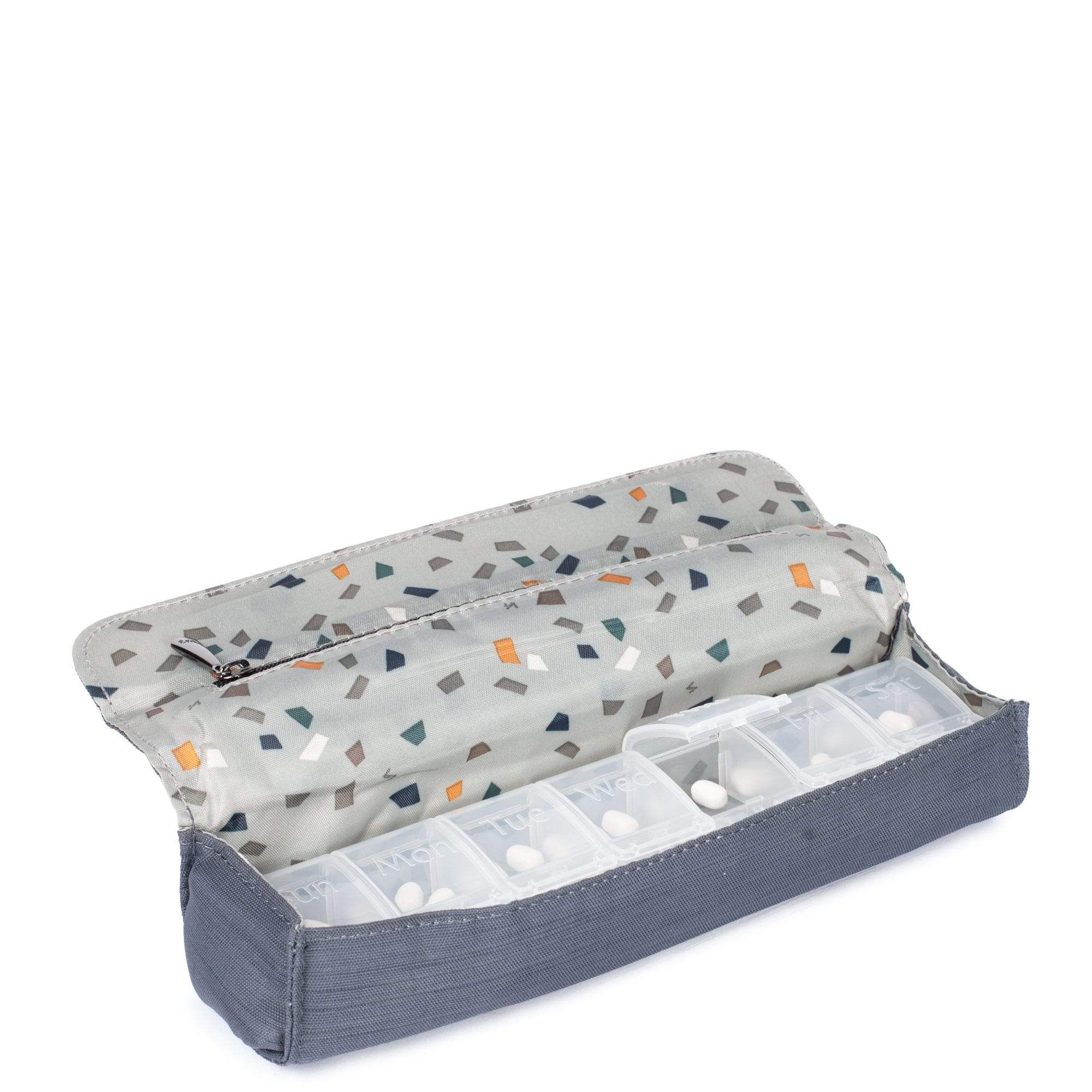 Choo Choo Pill Organizer - BRUSHED GREY - ChooChoo_BrushedGrey_05_8763be4c-ccc2-45f4-a516-7811bdd993a8