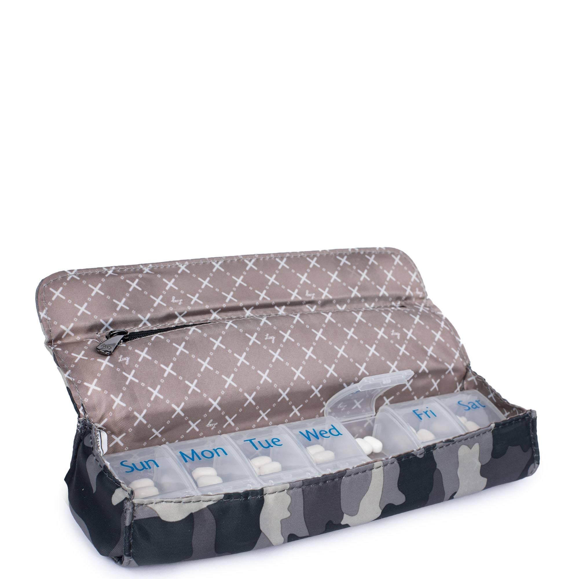 Choo Choo Pill Organizer - CAMO MIDNIGHT - ChooChoo_CamoMidnight_05
