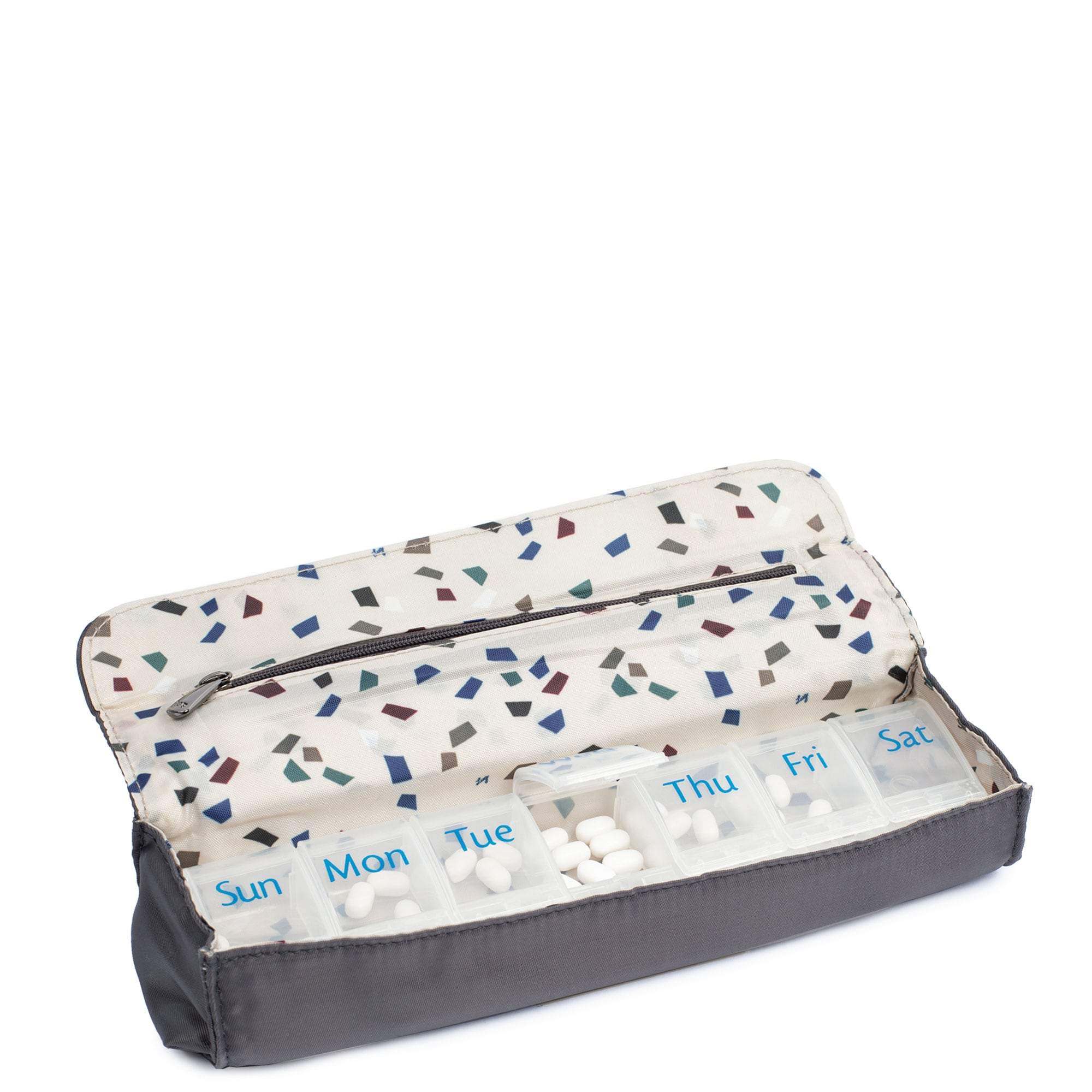 Choo Choo Pill Organizer - CONTEMPORARY GUNMETAL - ChooChoo_ContemporaryGunmetal_05_1640b111-a456-4f28-9e9c-751f7226f465