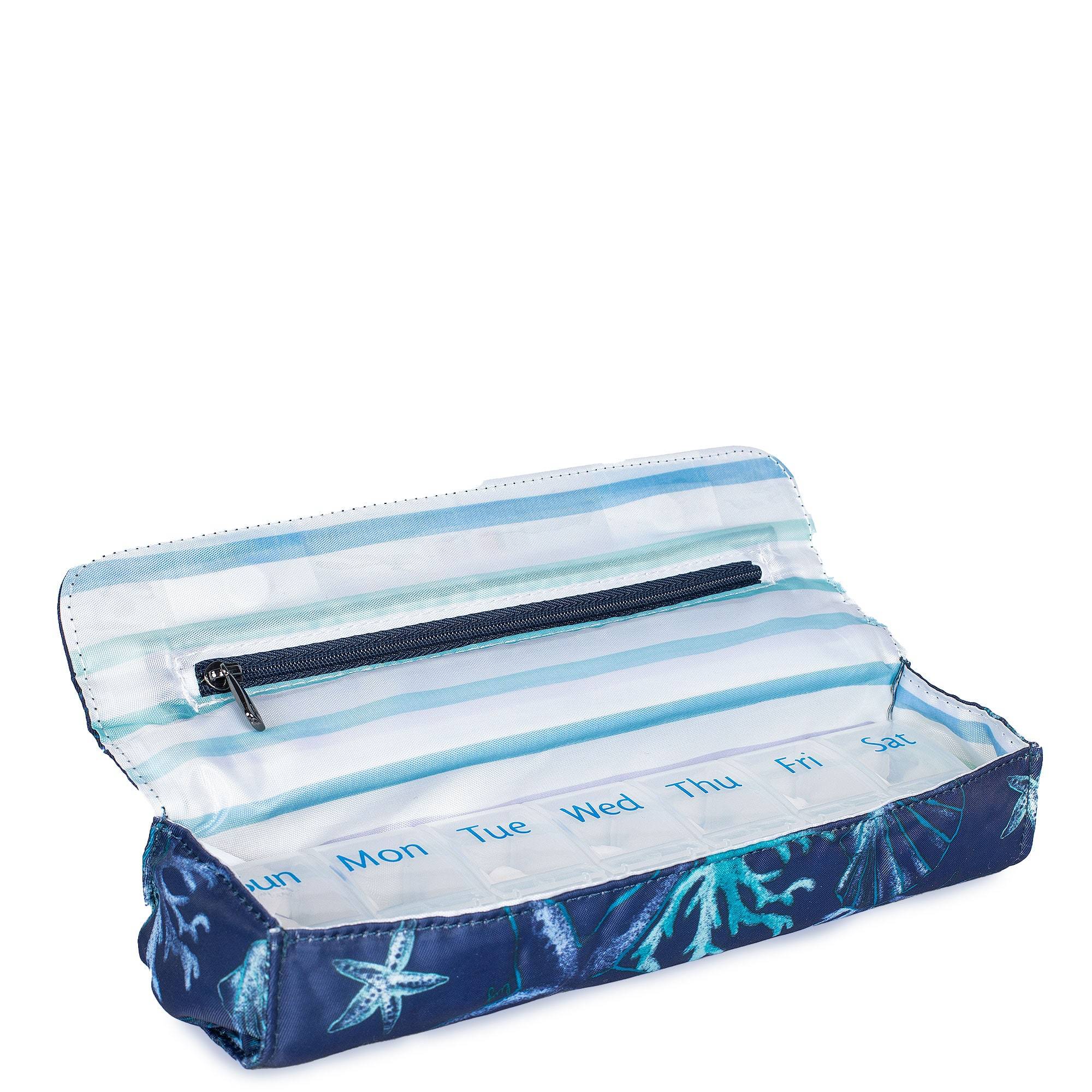 Choo Choo Pill Organizer - STARS AND SHELLS NAVY - ChooChoo_StarsandShellsNavy_05