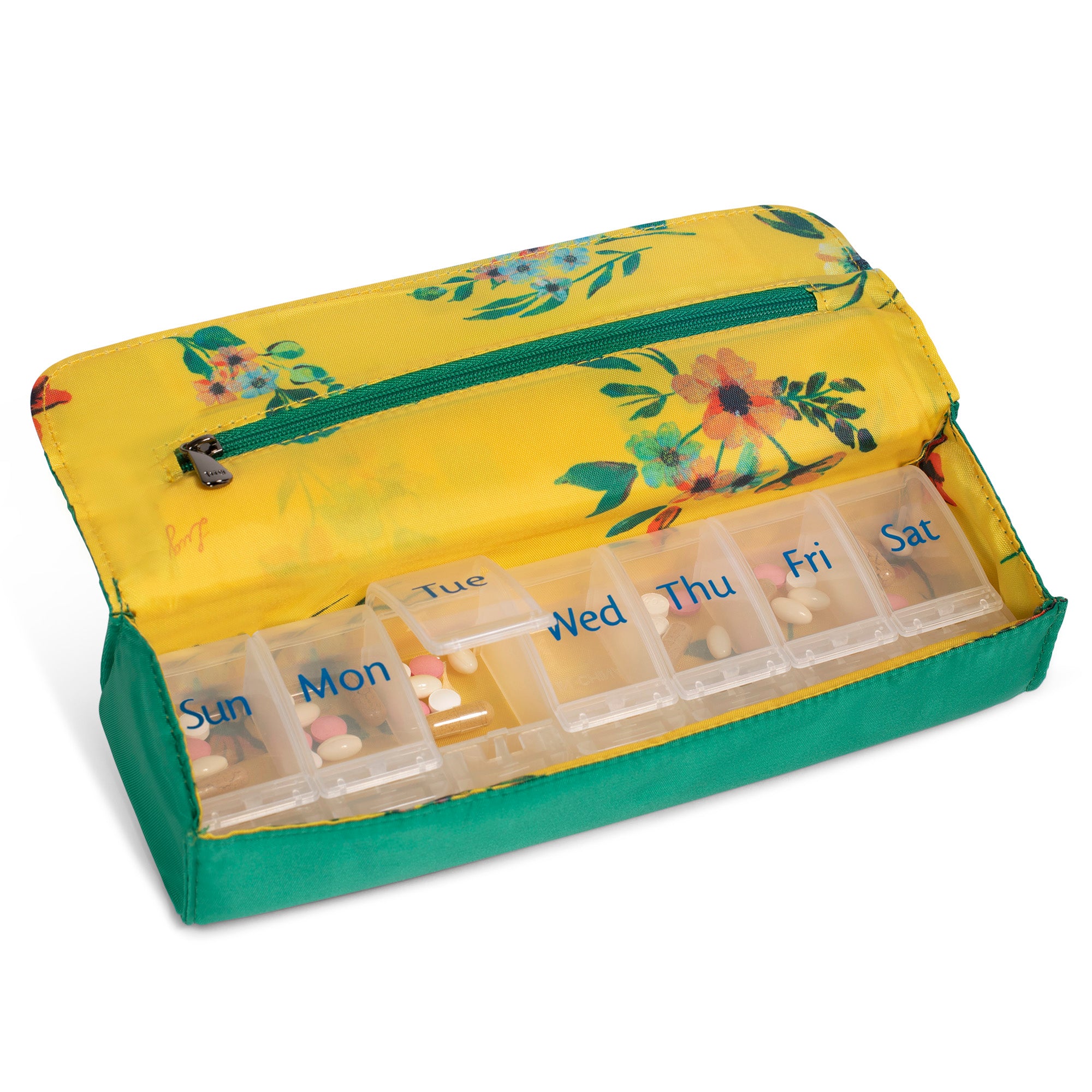 Choo Choo XL Pill Organizer - KELLY GREEN - ChooChooiXL_KellyGreen_05