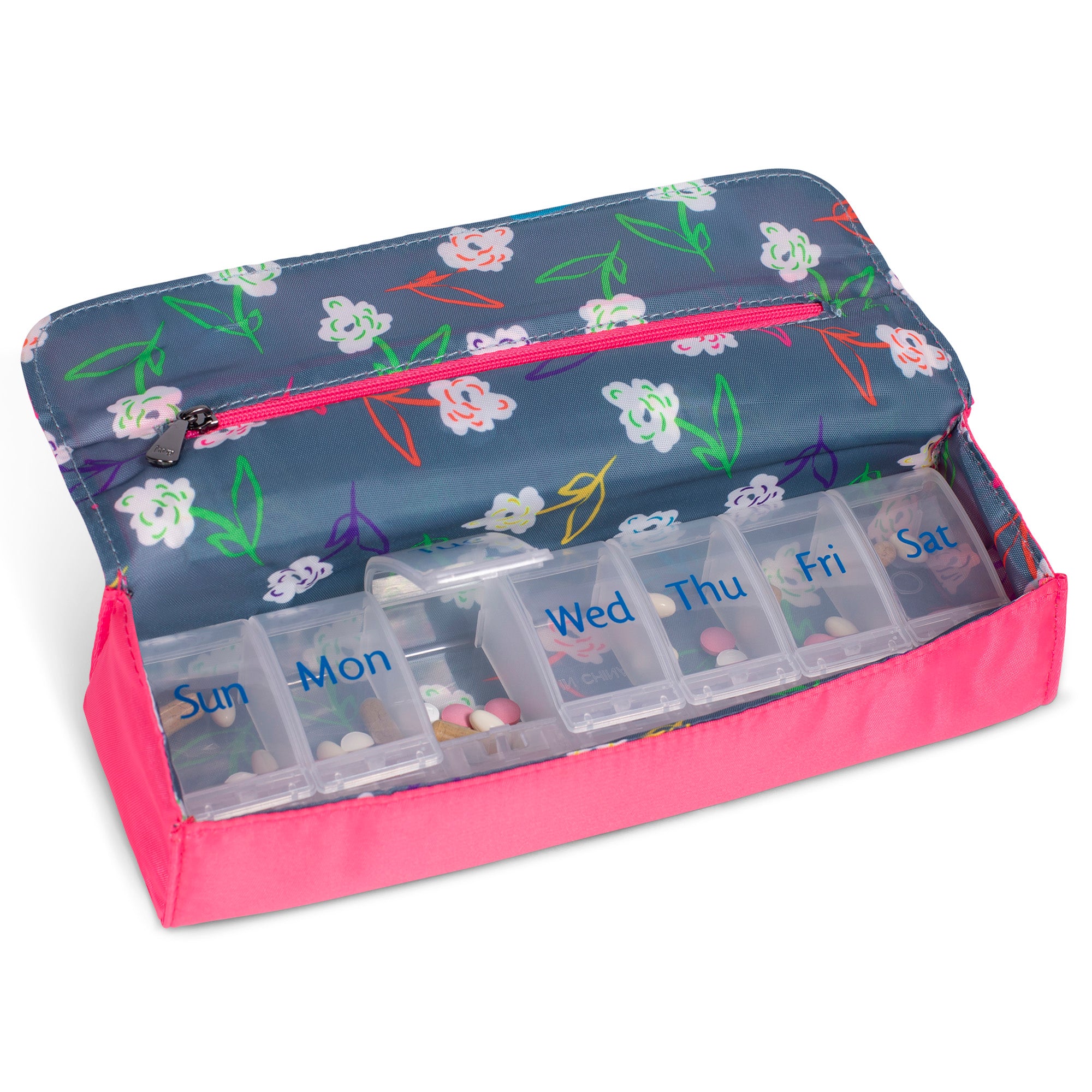 Choo Choo XL Pill Organizer - MAGENTA - ChooChooiXL_Magenta_05
