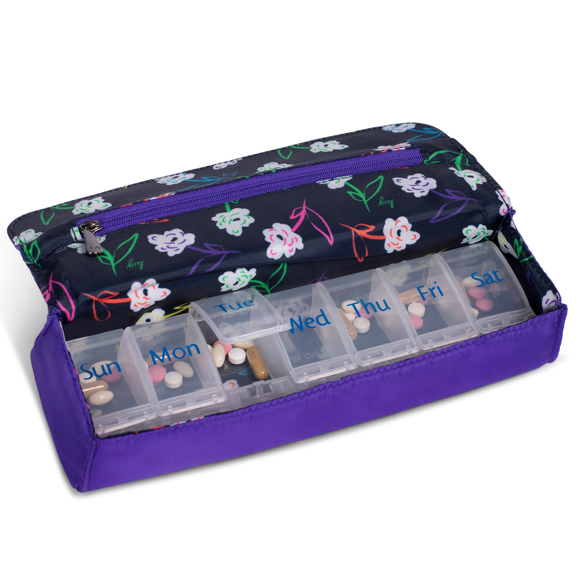 Choo Choo XL Pill Organizer - VIOLET - ChooChooiXL_Violet_05