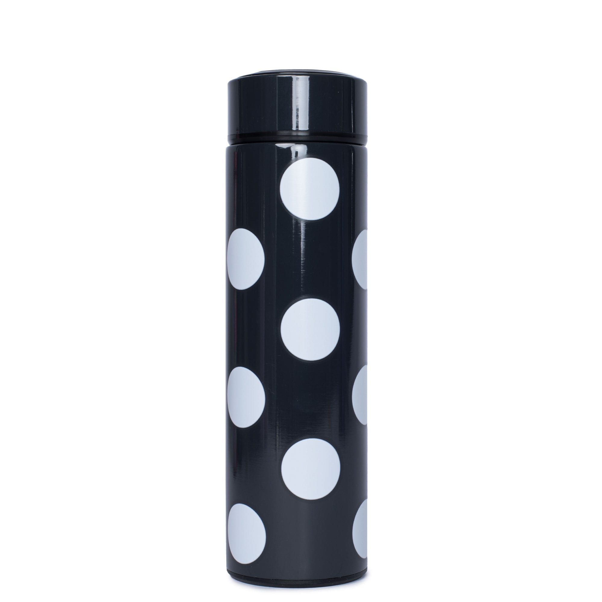 Chuggie Insulated Bottle - 16oz - BLACK LARGE DOT - Chuggie_16oz_BlackLgDot_01