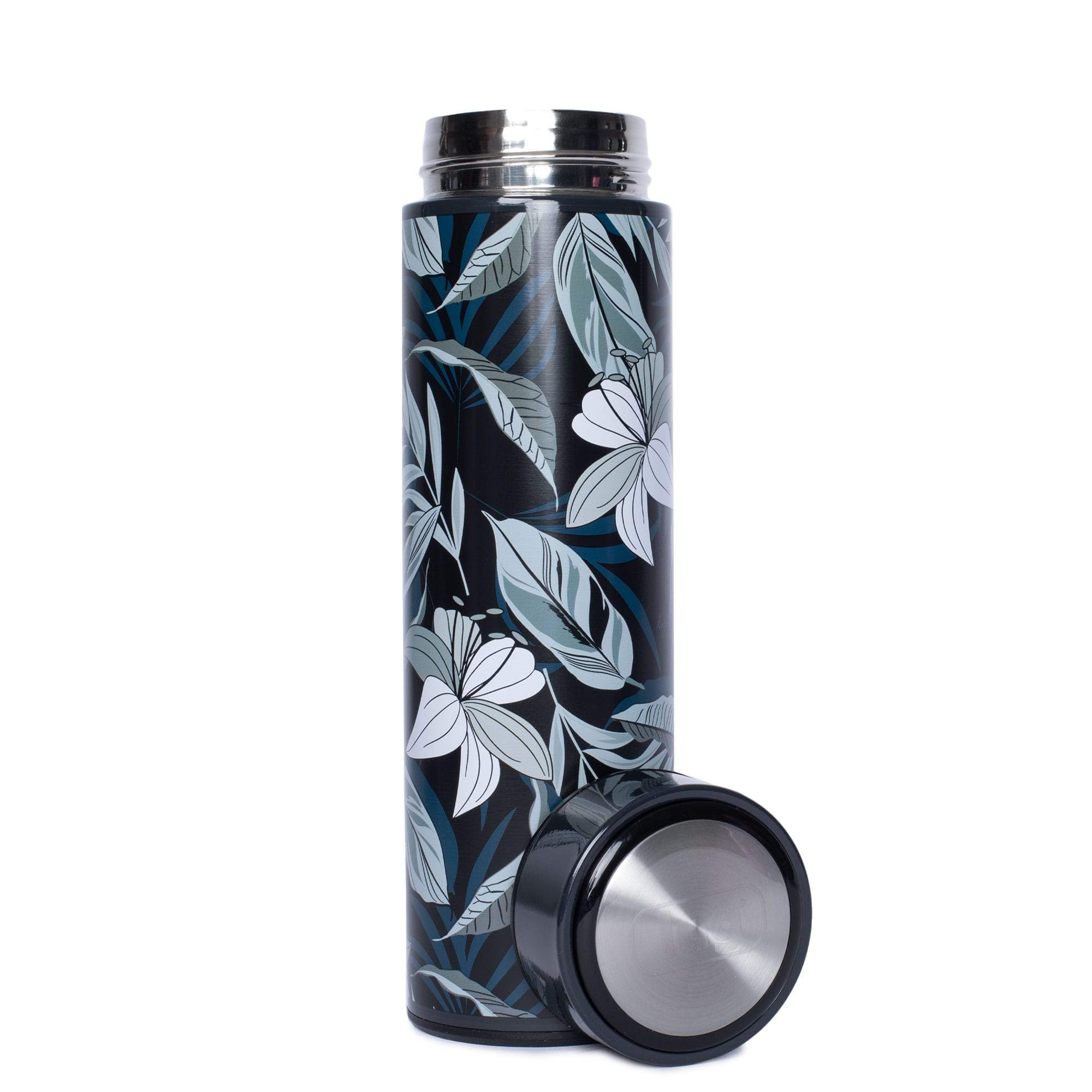 Chuggie Insulated Bottle - 16oz - LILY BLACK - Chuggie_16oz_LilyBlack_01b