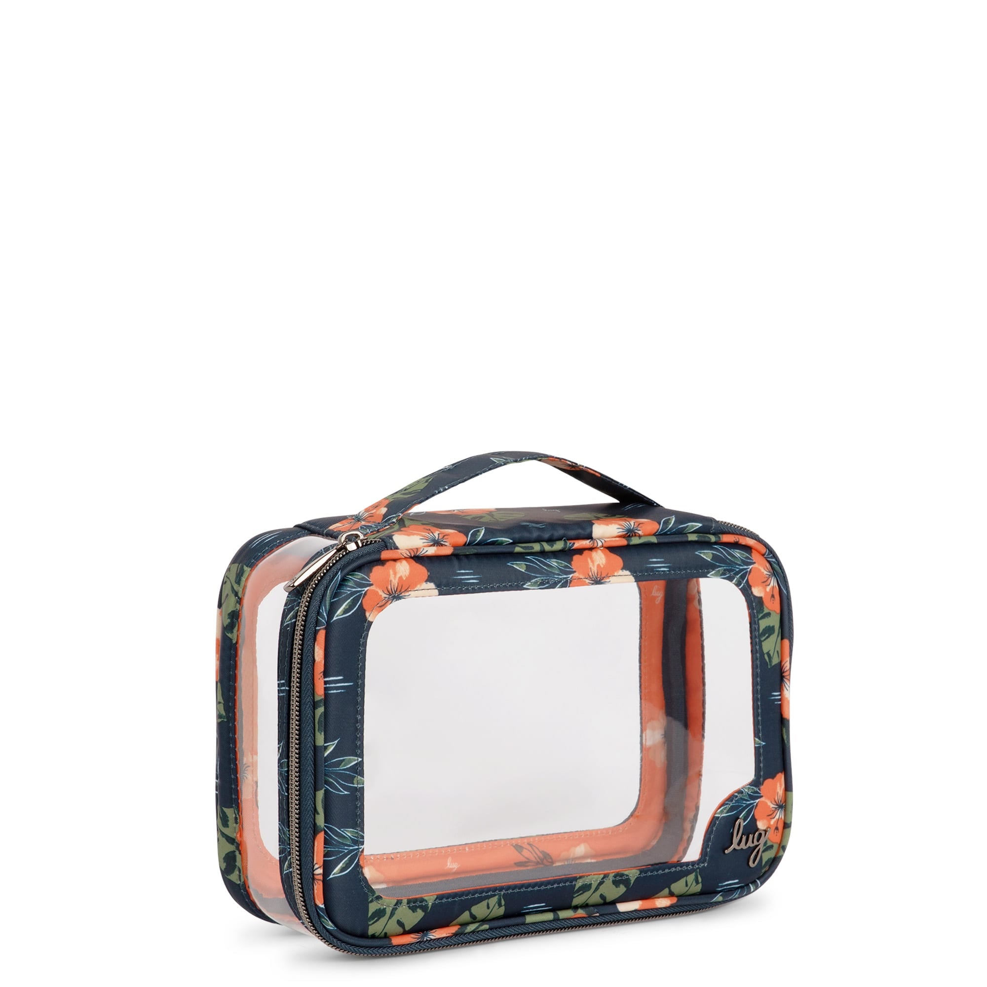 Clear Zip Storage Pouch - ALOHA NAVY - Clear_Zip_StoragePouch_Aloha_Navy_02