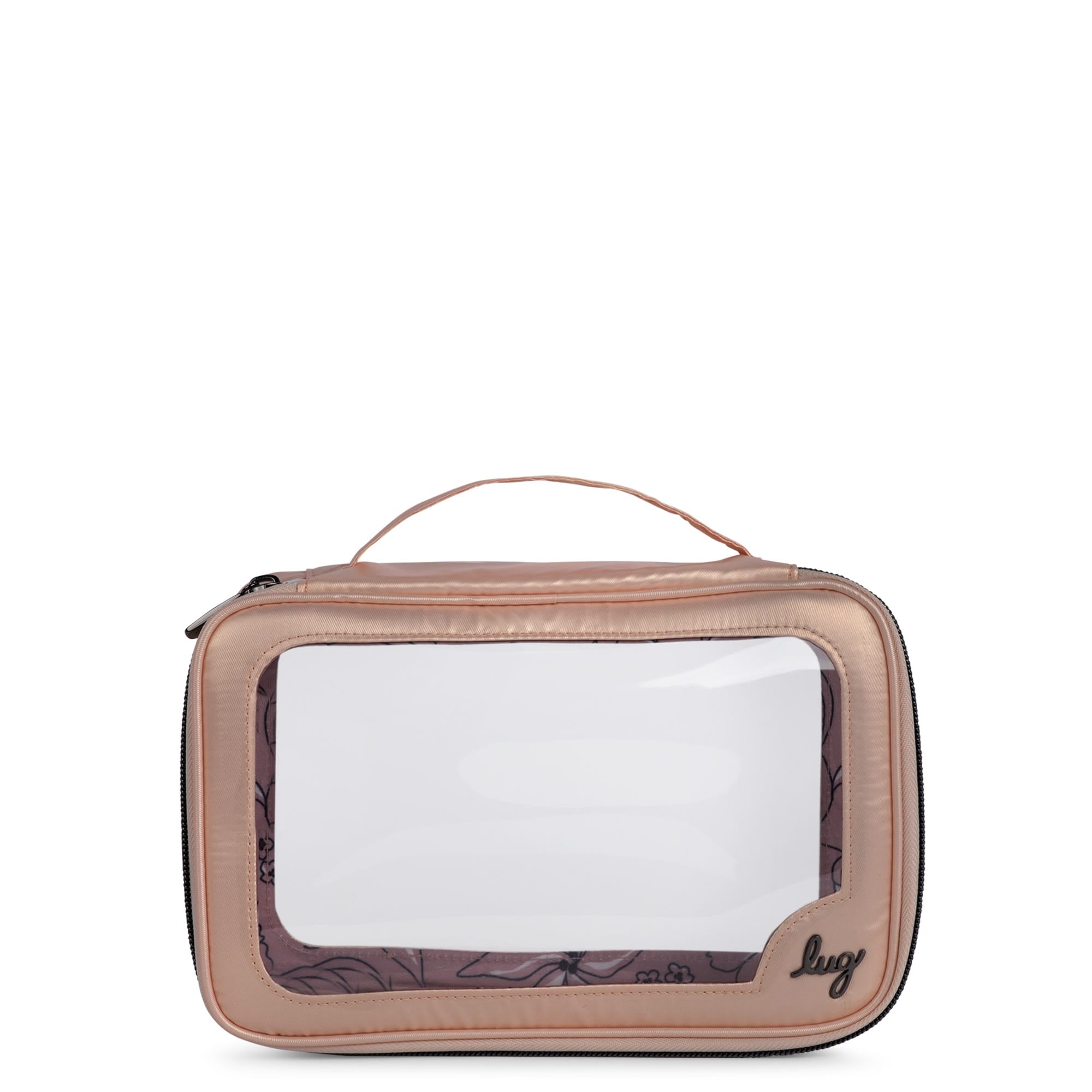 Clear Zip Storage Pouch - BALLET PINK - Clear_Zip_StoragePouch_Ballet_Pink_01