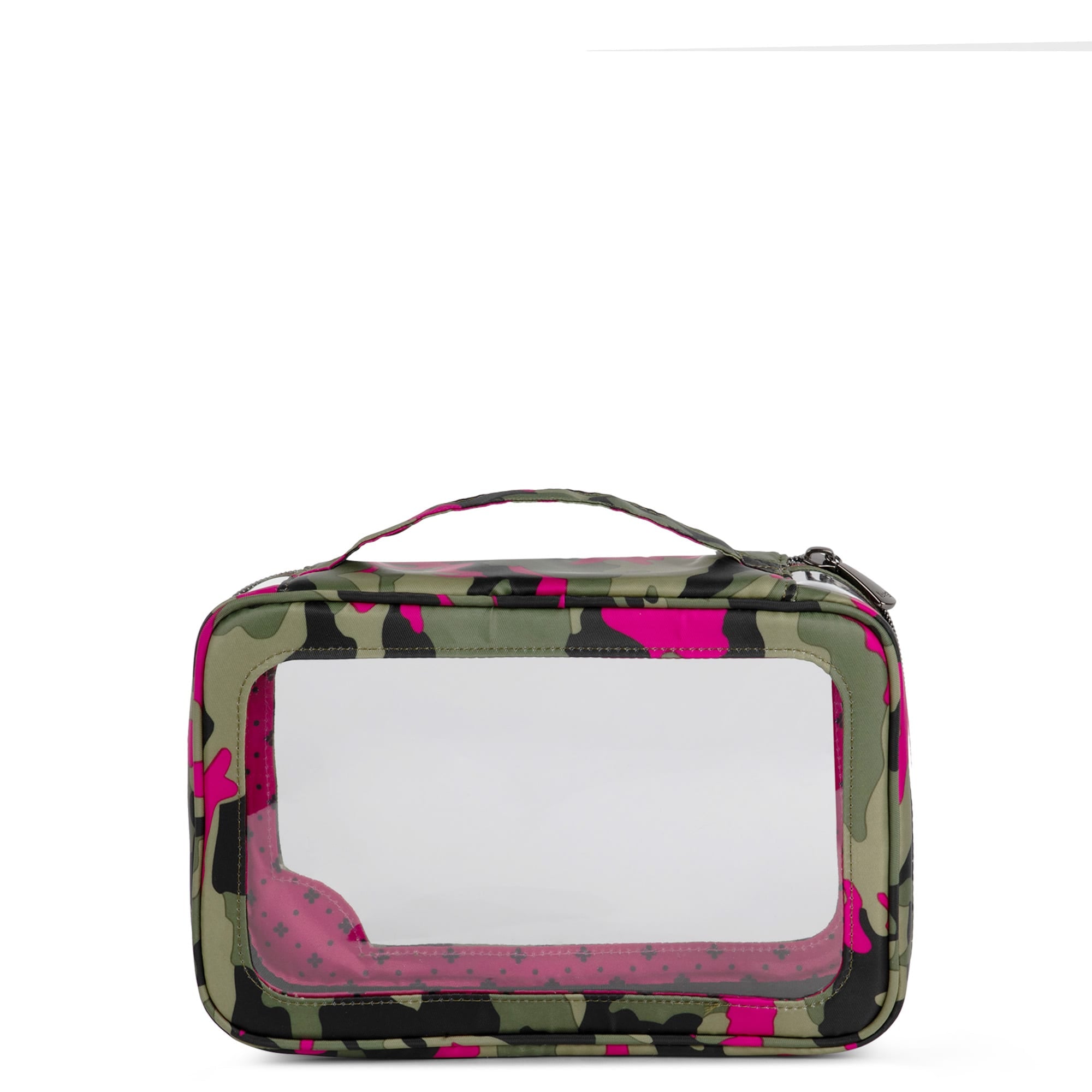 Clear Zip Storage Pouch - CAMO ORCHID - Clear_Zip_StoragePouch_Camo_Orchid_04