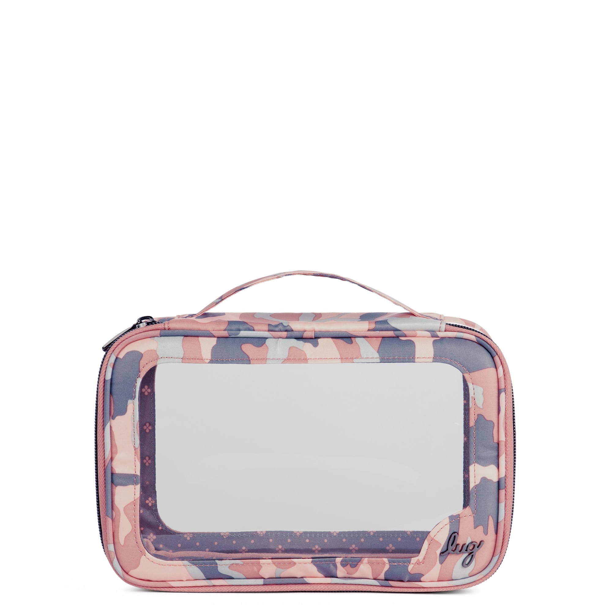 Clear Zip Storage Pouch - CAMO ROSE - Clear_Zip_StoragePouch_Camo_Rose_01