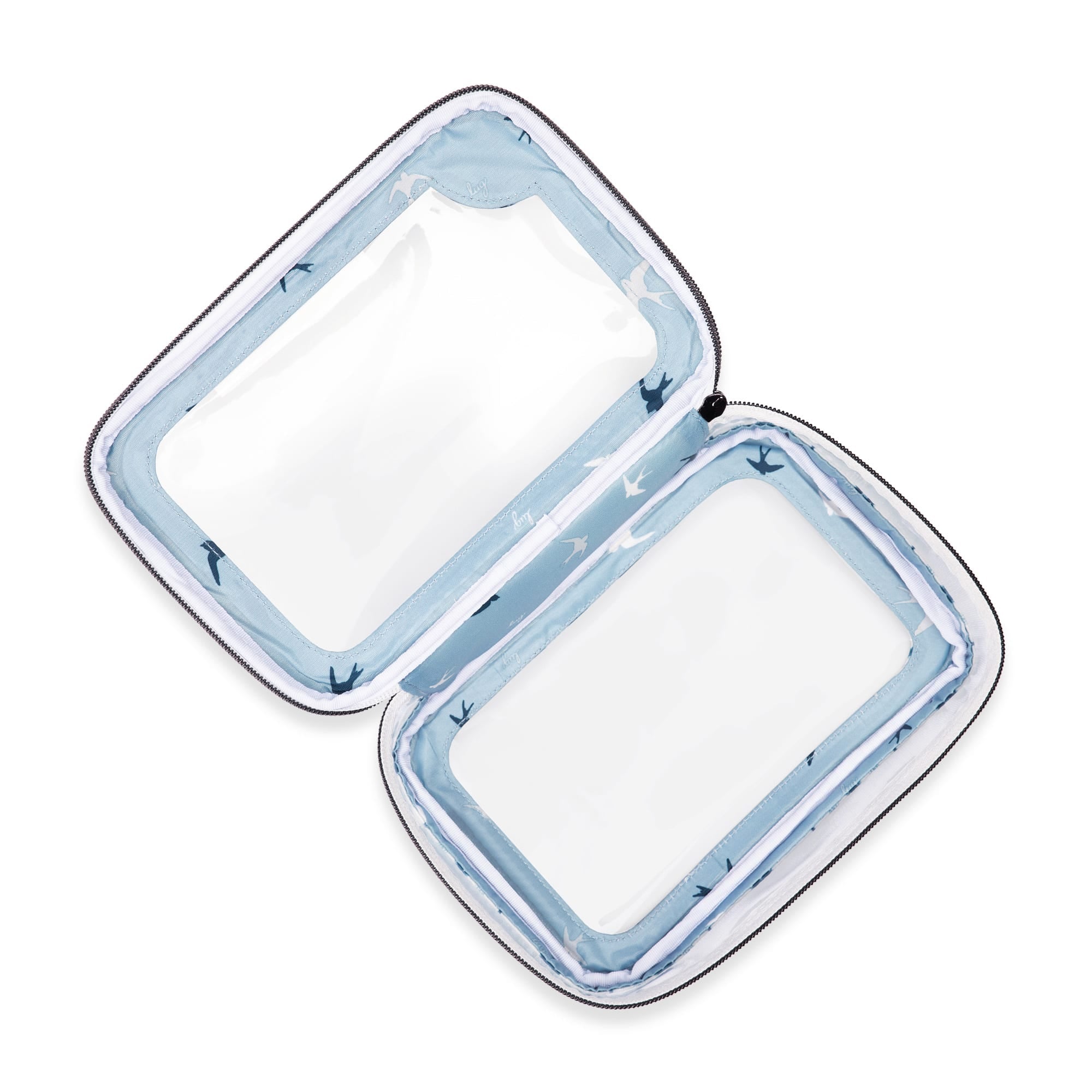 Clear Zip Storage Pouch - DIAMOND WHITE - Clear_Zip_StoragePouch_Diamond_White_05