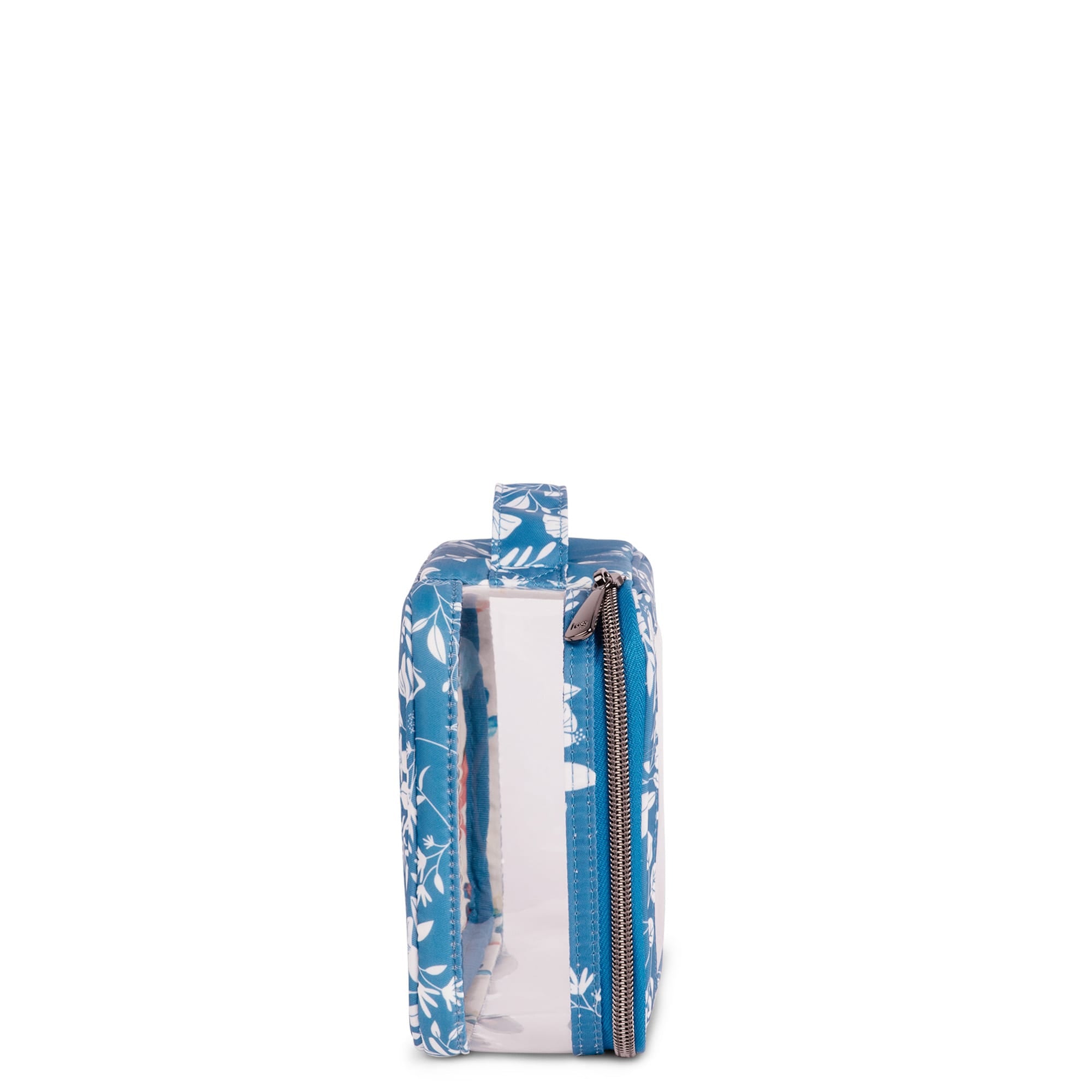 Clear Zip Storage Pouch - FLOURISH BLUE - Clear_Zip_StoragePouch_Flourish_Blue_03_b01c8831-0a3d-45b7-9bbc-e5632cfe8f4e