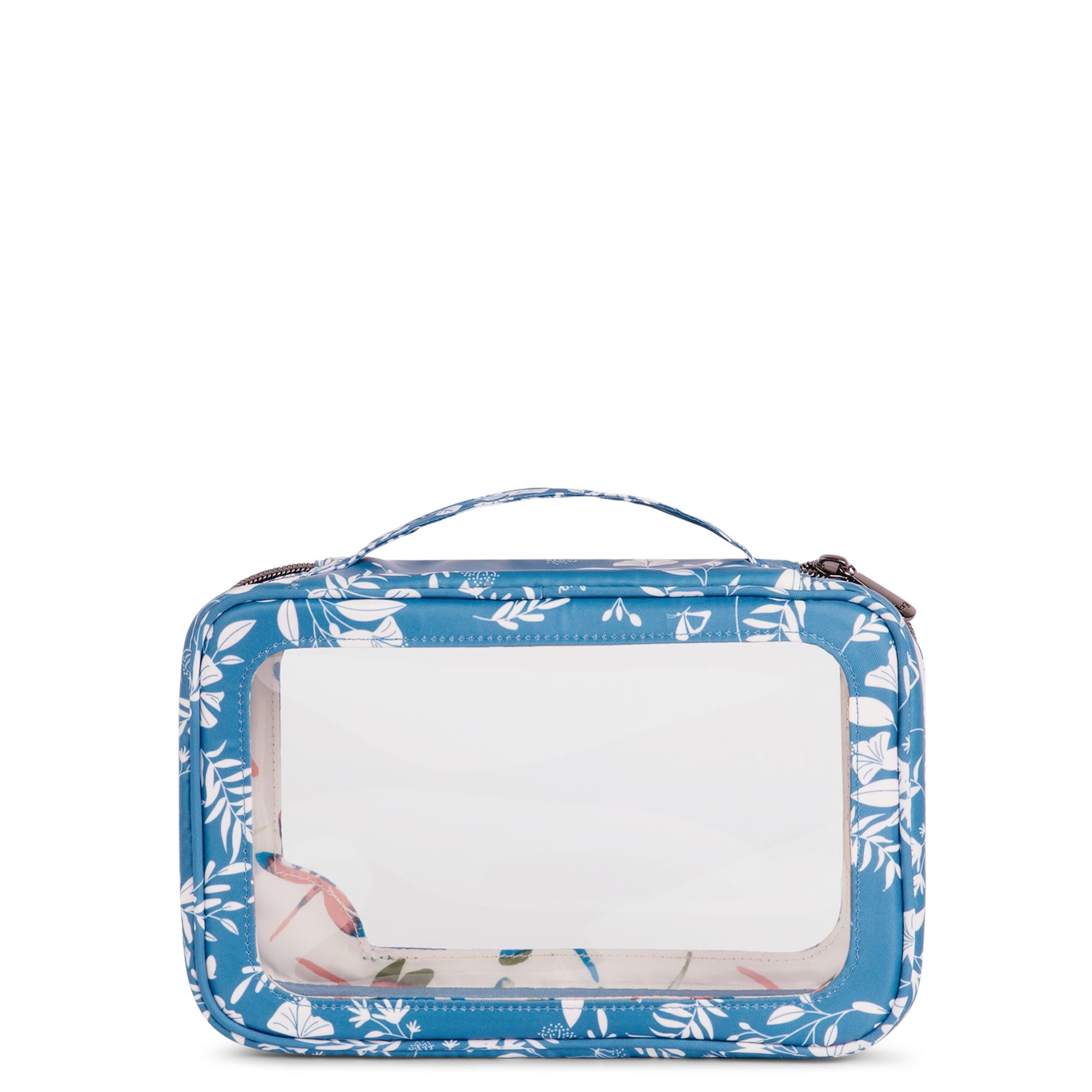 Clear Zip Storage Pouch - FLOURISH BLUE - Clear_Zip_StoragePouch_Flourish_Blue_04