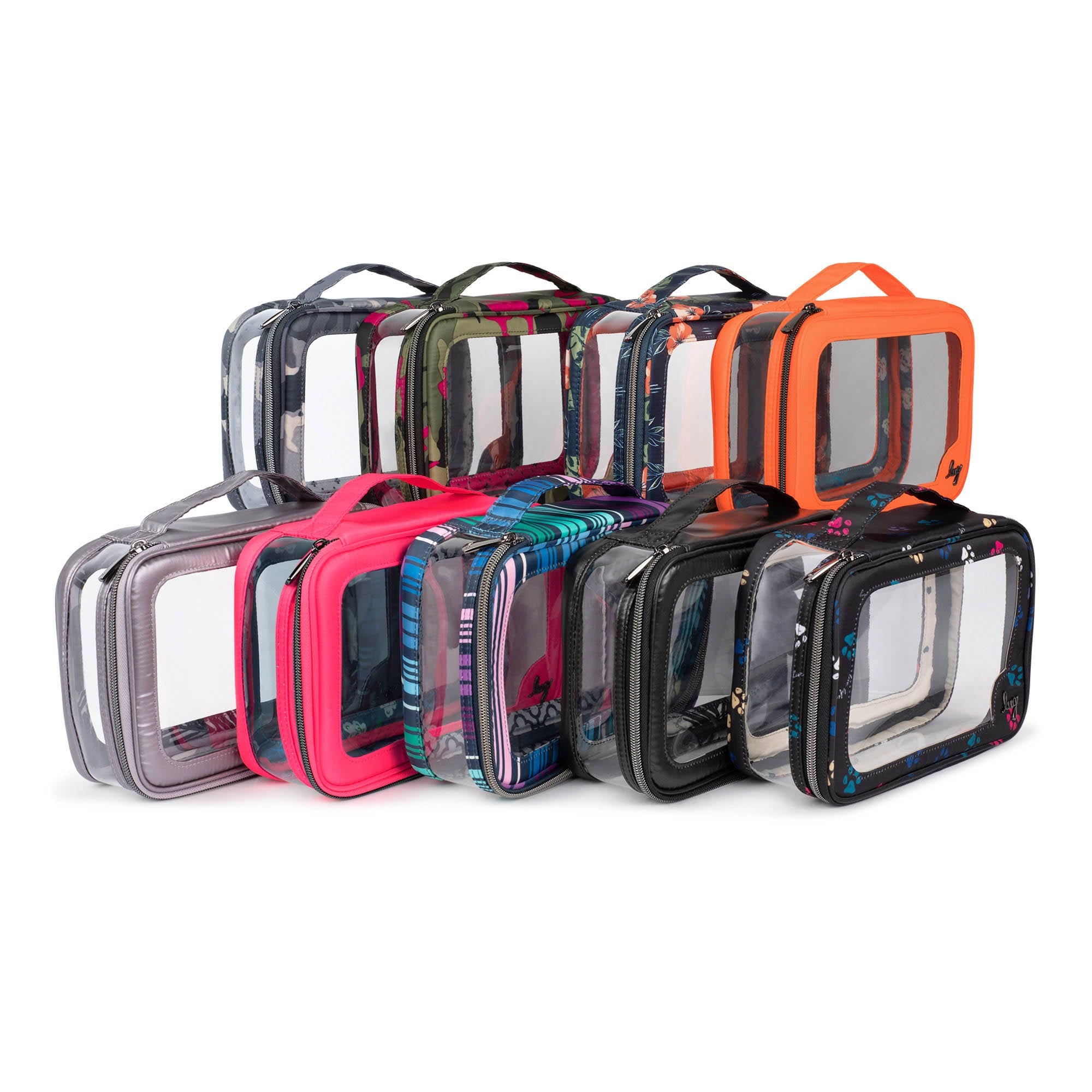 Clear Zip Storage Pouch - - Clear_Zip_StoragePouch_Group_03