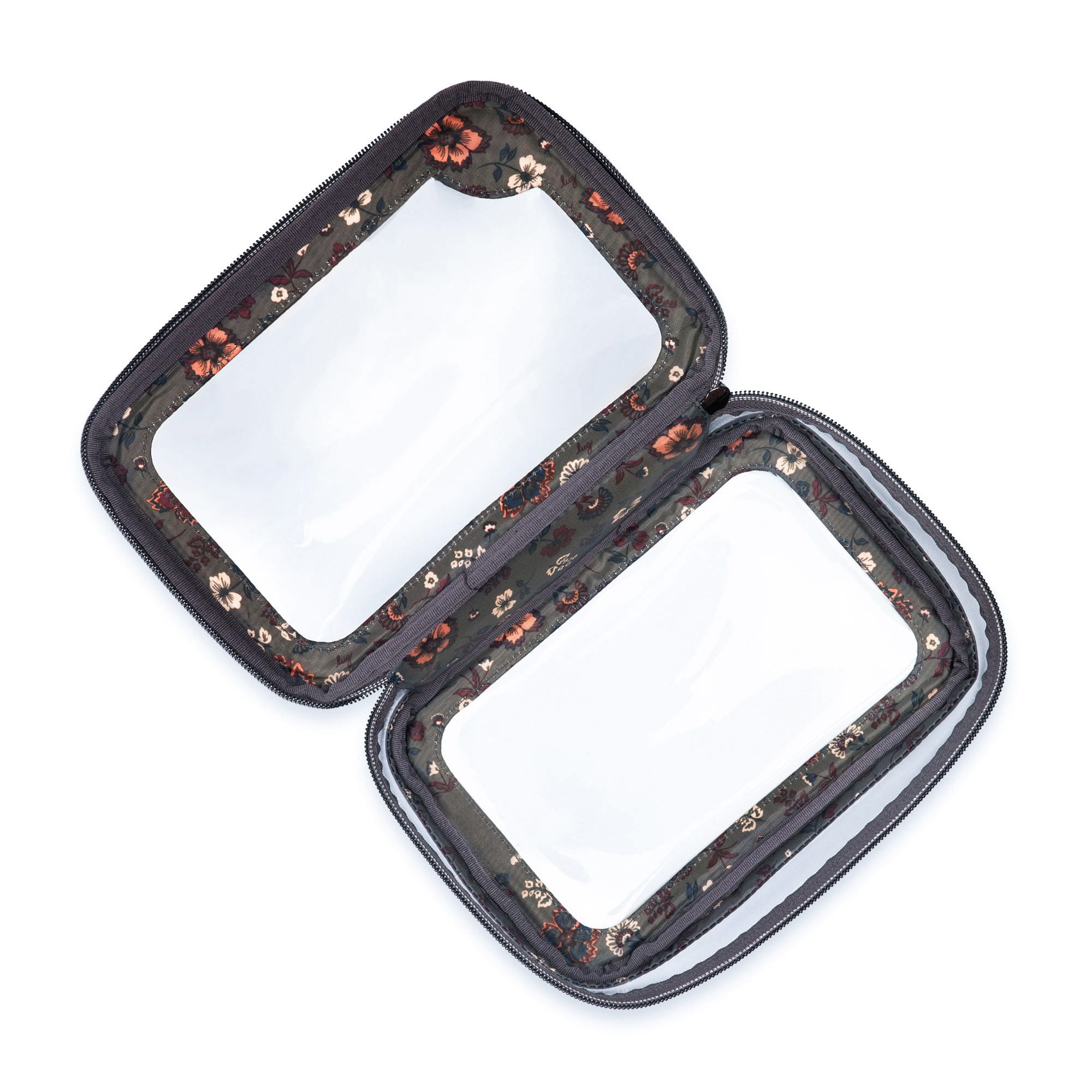 Clear Zip Storage Pouch - GUNMETAL GREY - Clear_Zip_StoragePouch_Gunmetal_Grey_05_1dc8d8d6-e0d1-4e15-95e7-268678c763de