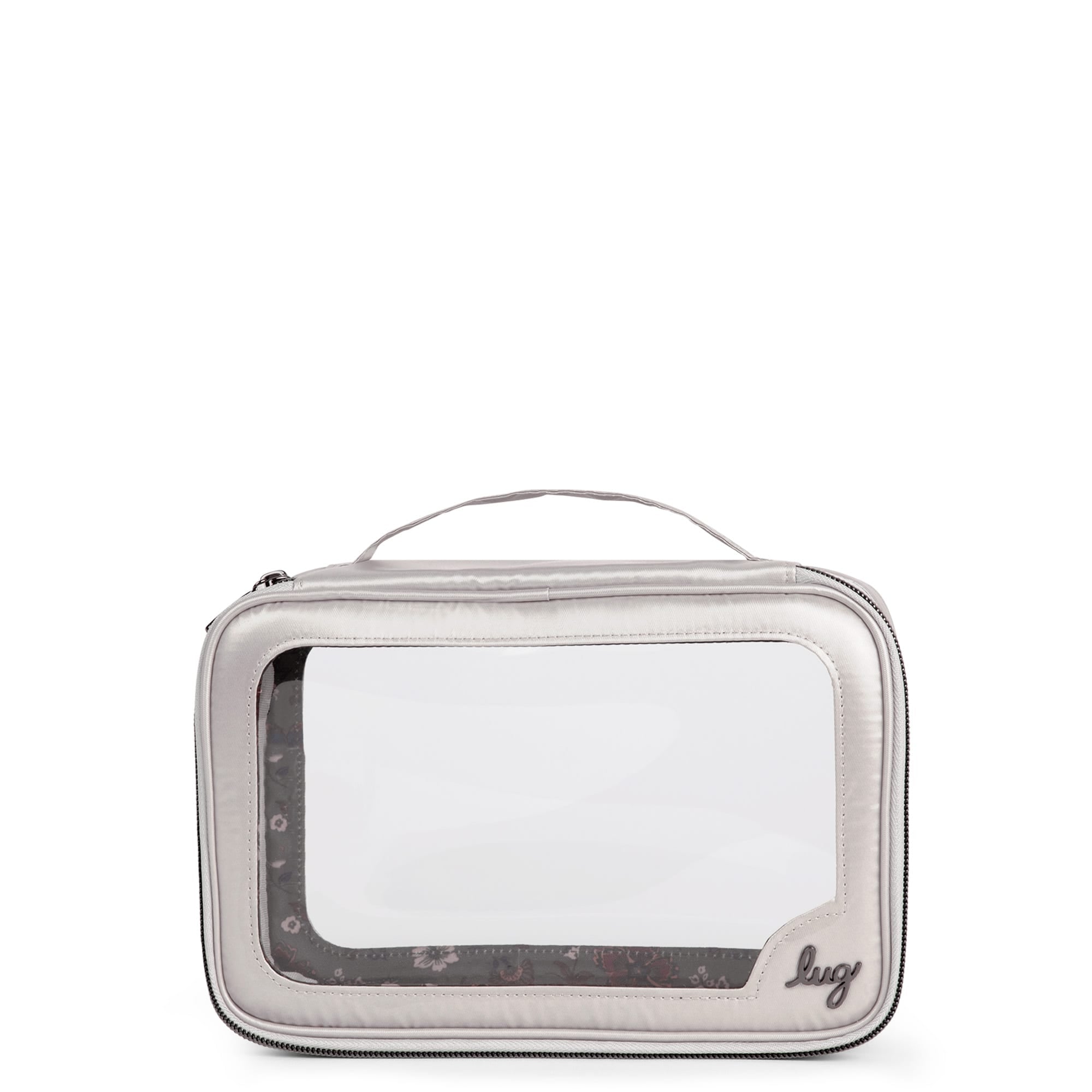 Clear Zip Storage Pouch - METALLIC CHAMPAGNE - Clear_Zip_StoragePouch_Metallic_Champagne_01