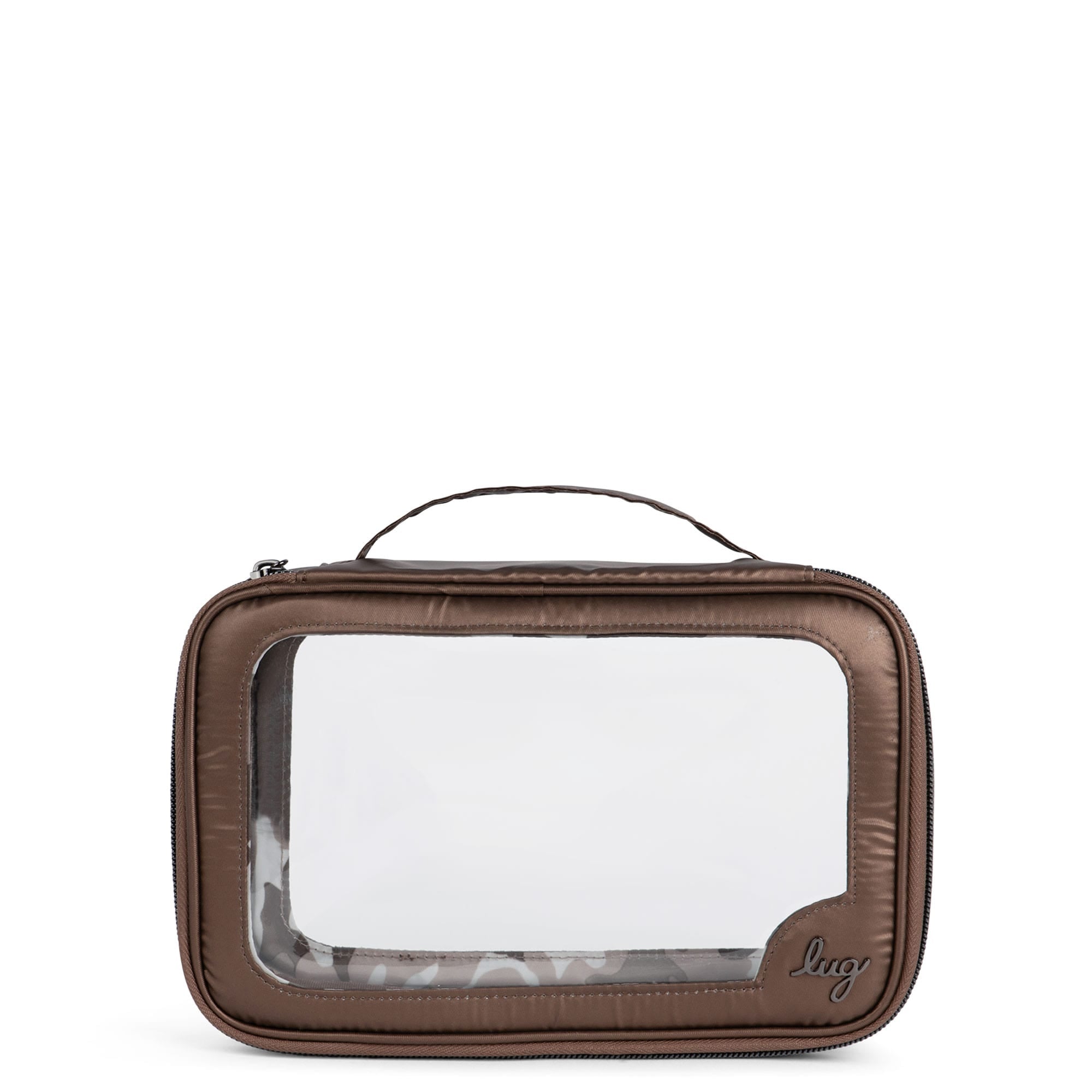 Clear Zip Storage Pouch - METALLIC ESPRESSO - Clear_Zip_StoragePouch_Metallic_Espresso_01