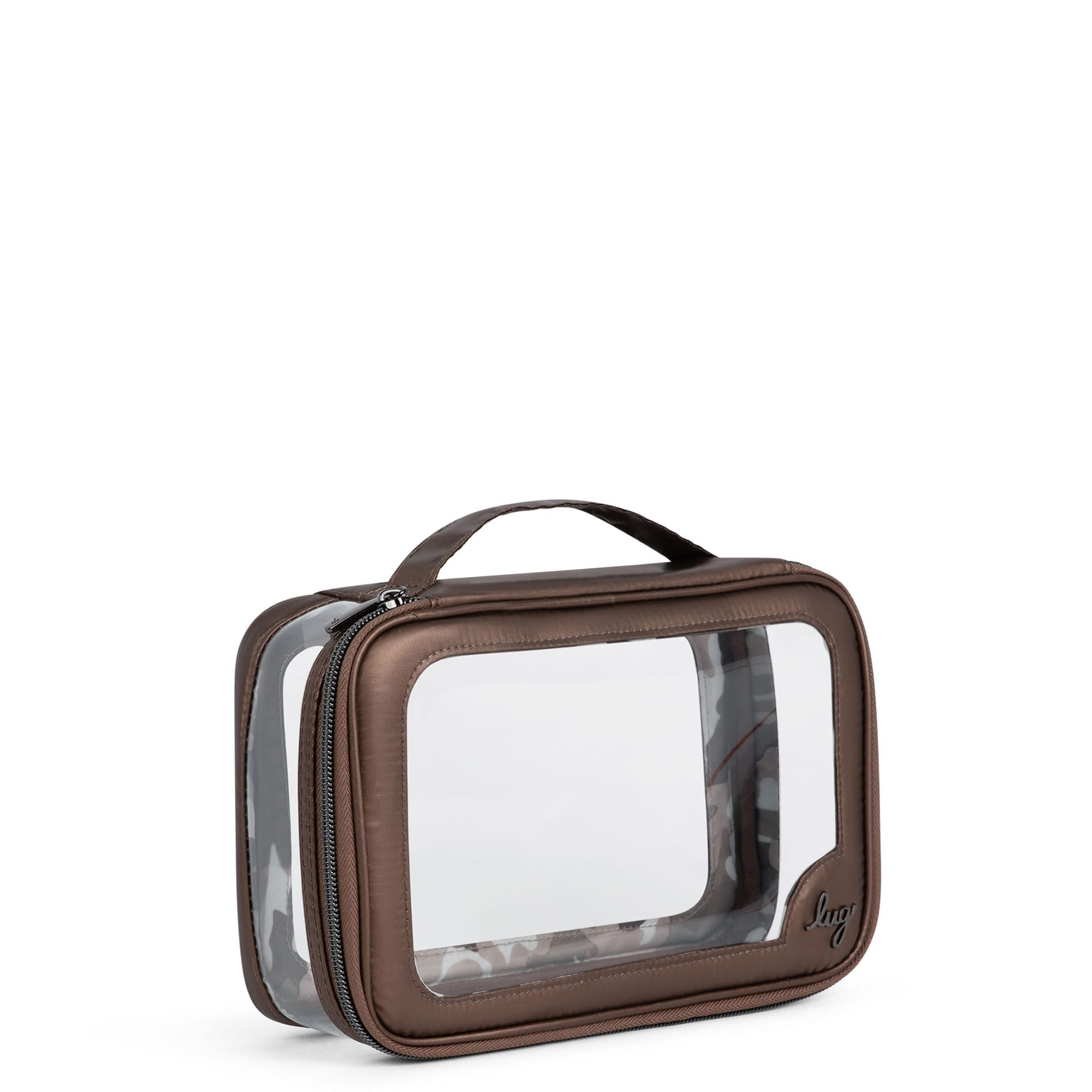 Clear Zip Storage Pouch - METALLIC ESPRESSO - Clear_Zip_StoragePouch_Metallic_Espresso_02