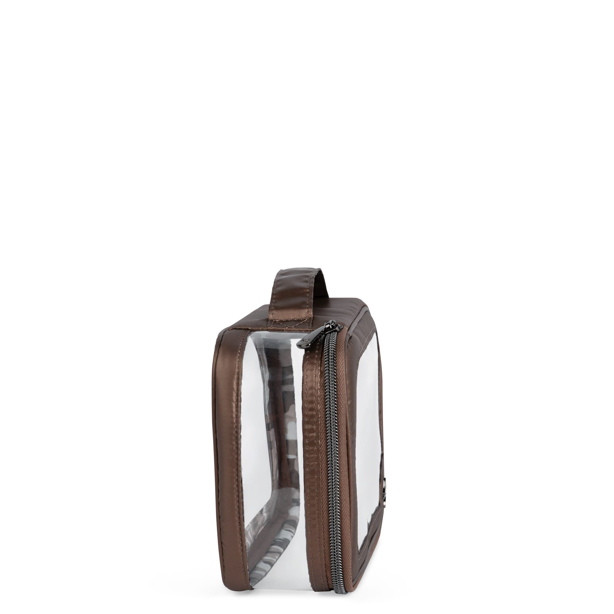 Clear Zip Storage Pouch - METALLIC ESPRESSO - Clear_Zip_StoragePouch_Metallic_Espresso_03_9505e678-d382-45fc-8ea9-0c2b1124603c