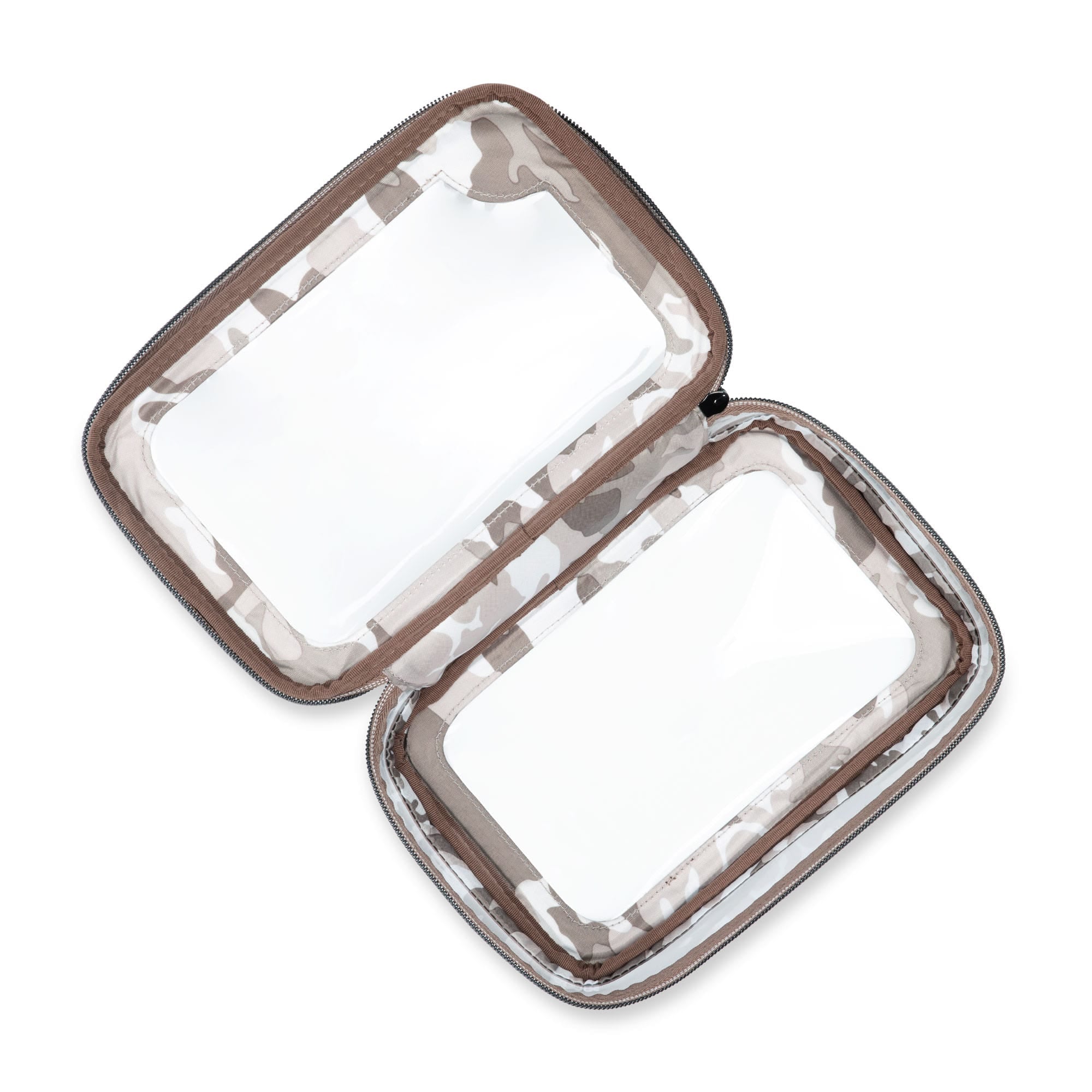 Clear Zip Storage Pouch - METALLIC ESPRESSO - Clear_Zip_StoragePouch_Metallic_Espresso_05_9760716d-7f20-41fd-b0cd-b0707331e1cf