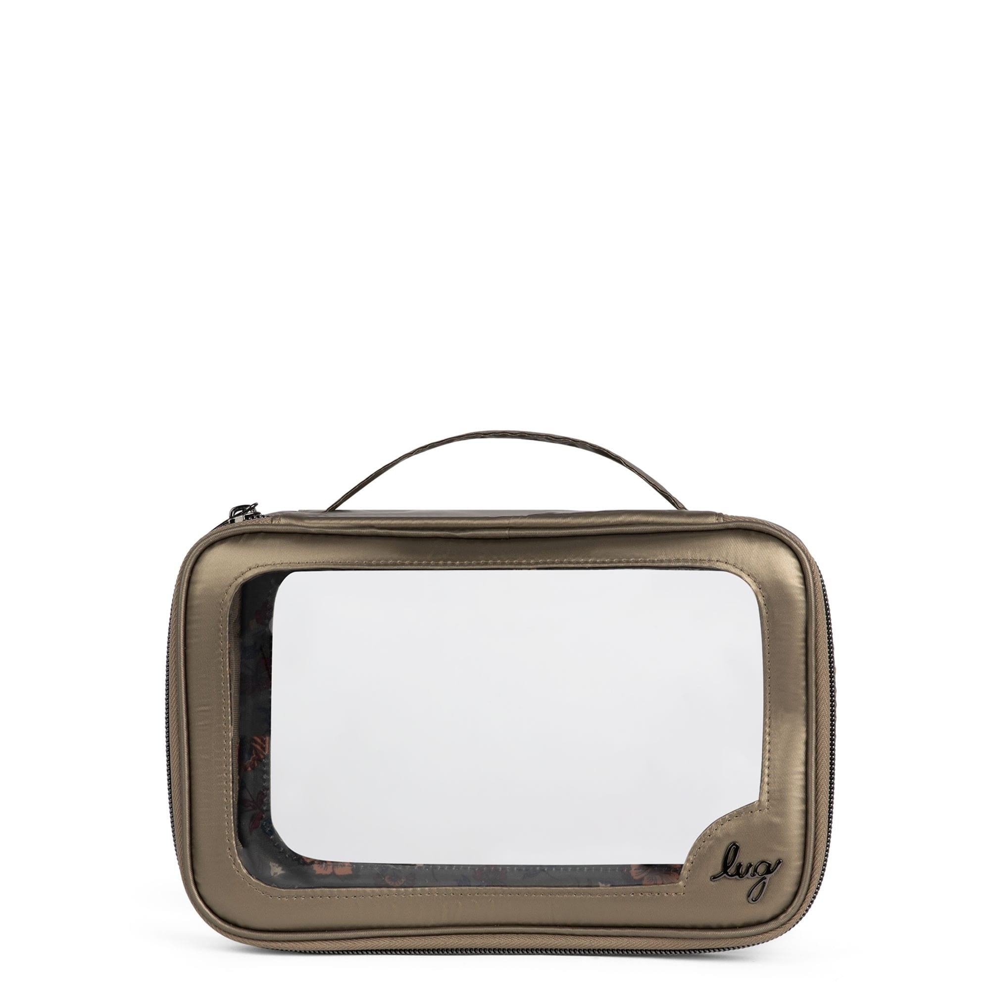 Clear Zip Storage Pouch - METALLIC WALNUT - Clear_Zip_StoragePouch_Metallic_Walnut_01_ea1a1bac-75cf-4177-b609-71a1eede0d48