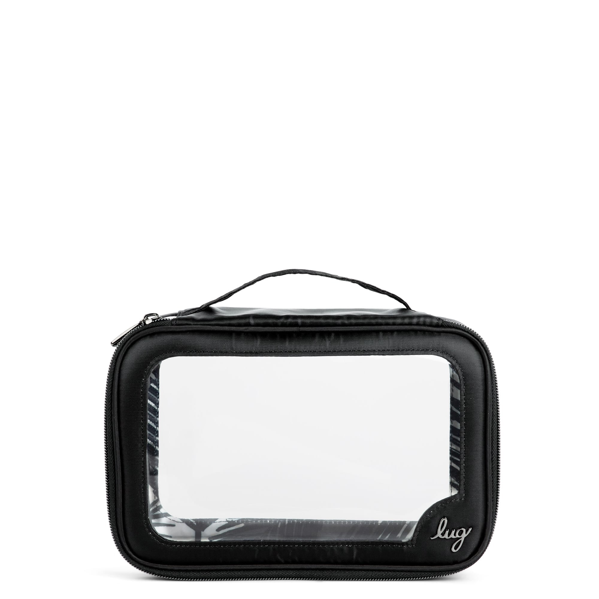 Clear Zip Storage Pouch - METALLIC WALNUT - Clear_Zip_StoragePouch_Midnight_Black_01