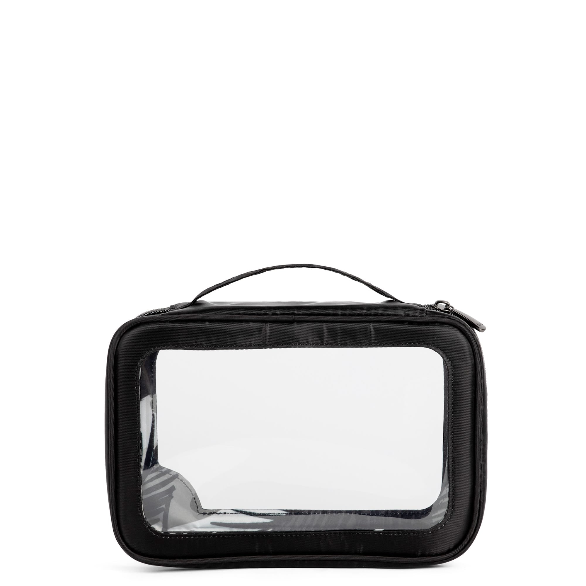 Clear Zip Storage Pouch - METALLIC WALNUT - Clear_Zip_StoragePouch_Midnight_Black_04