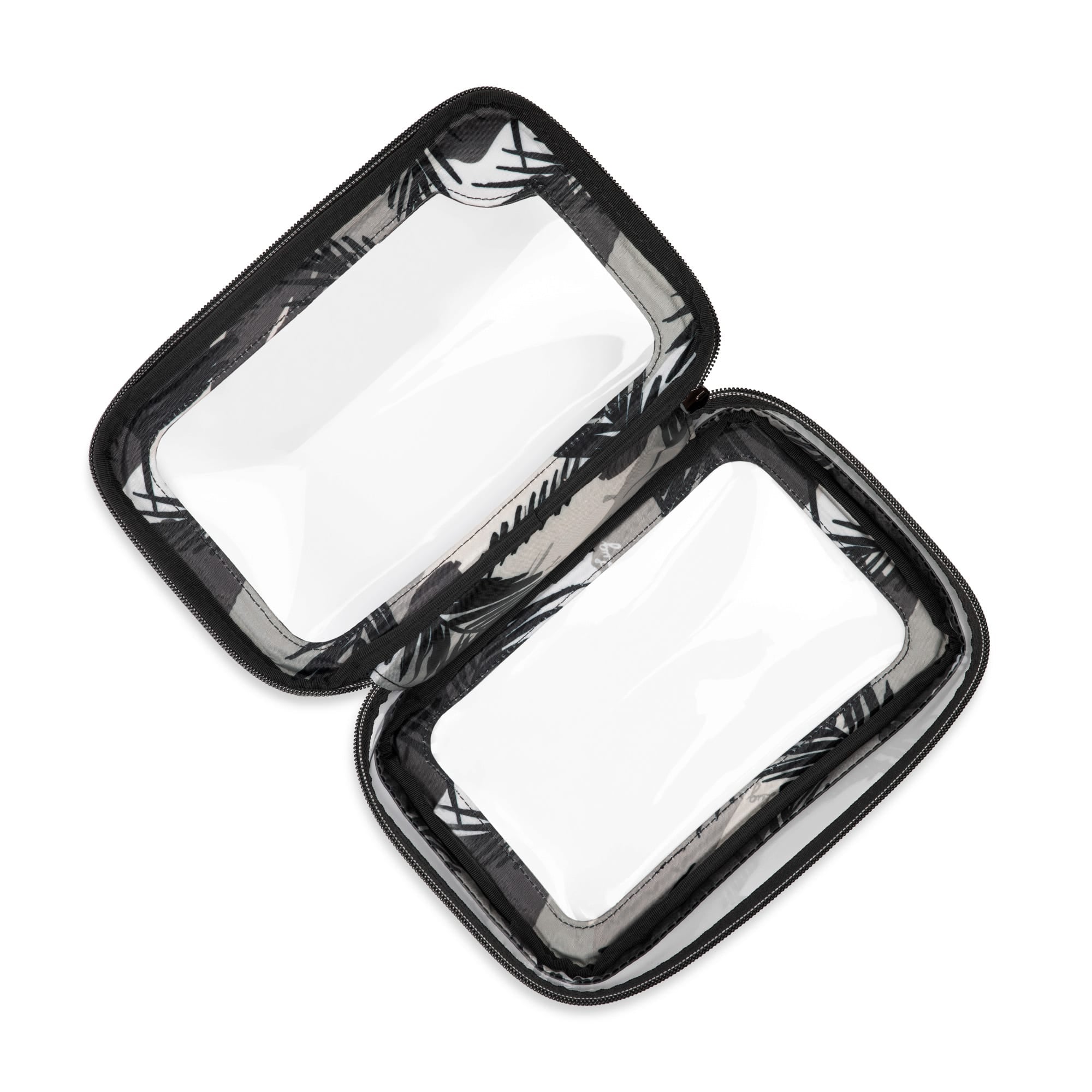 Clear Zip Storage Pouch - METALLIC WALNUT - Clear_Zip_StoragePouch_Midnight_Black_05