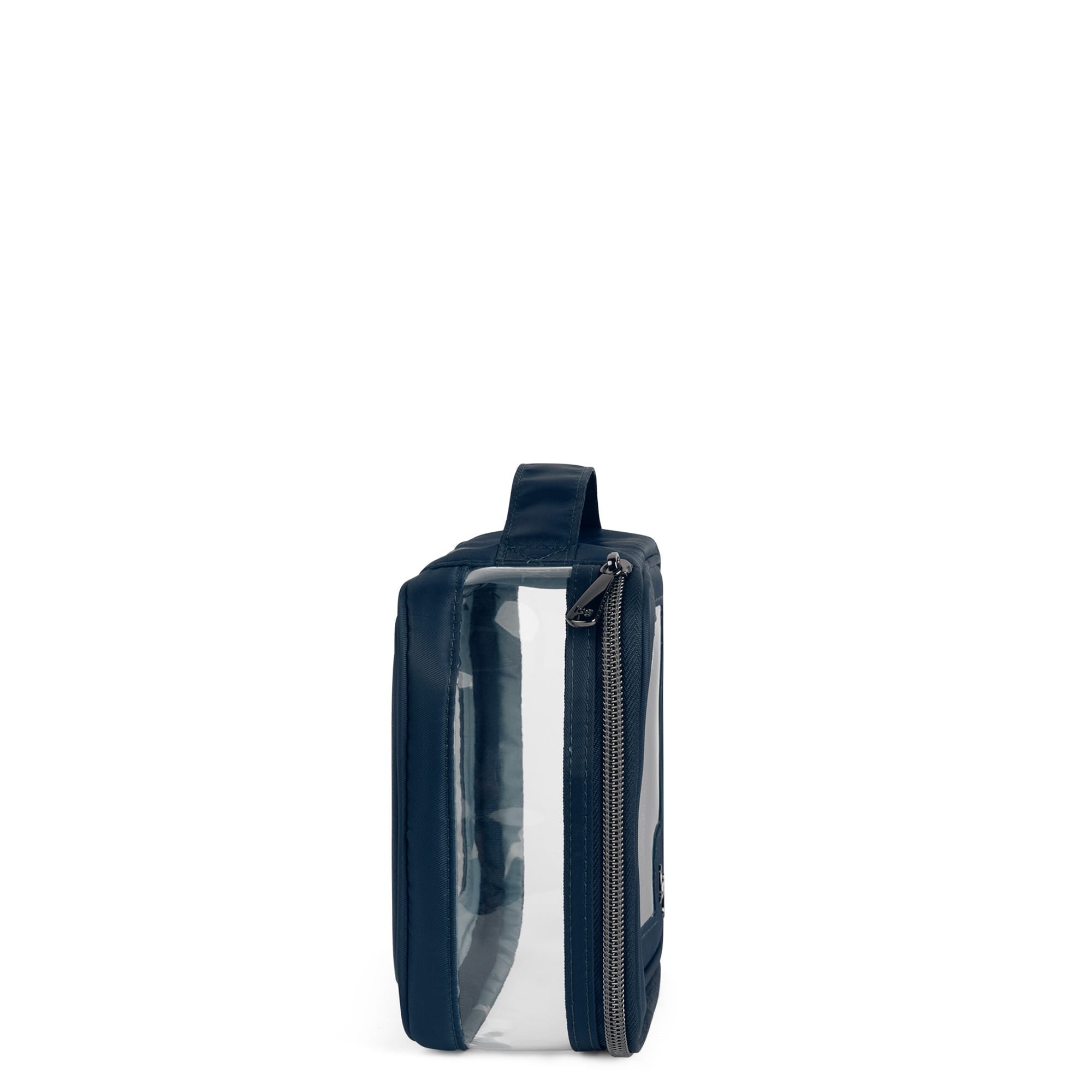 Clear Zip Storage Pouch - CONTEMPORARY NAVY - Clear_Zip_StoragePouch_Navy_Blue_03