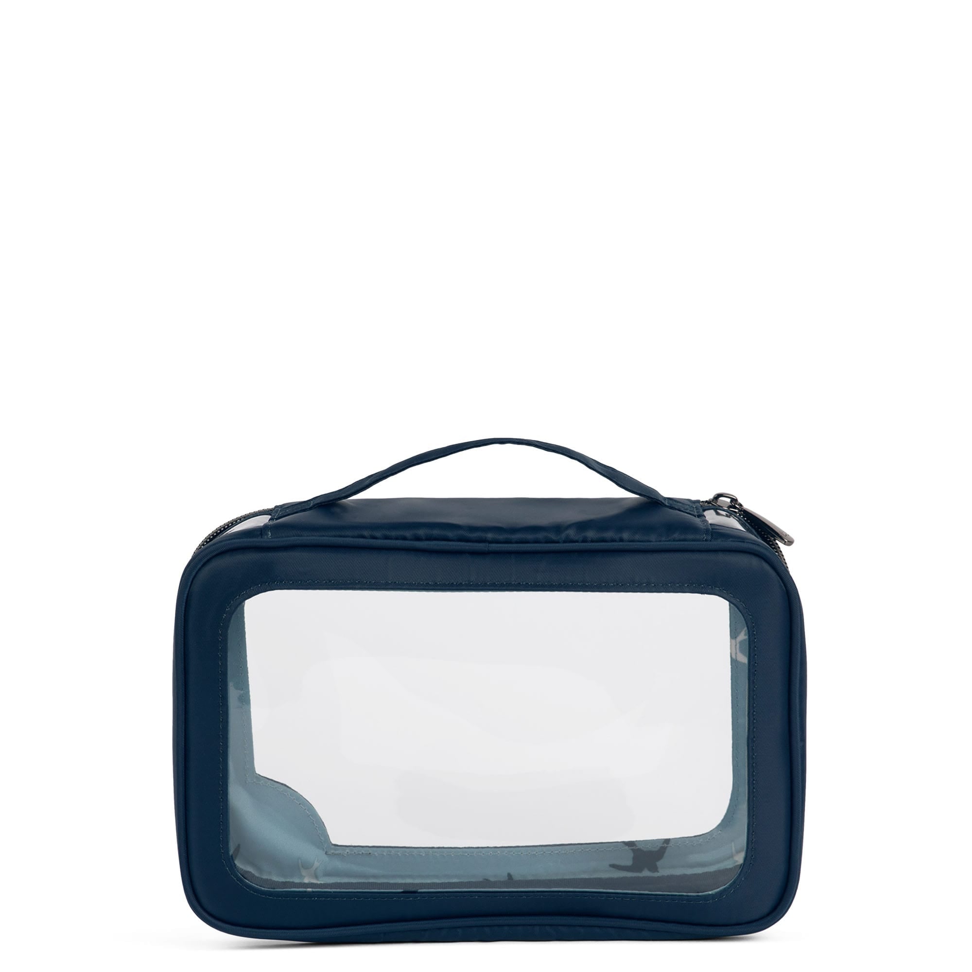 Clear Zip Storage Pouch - CONTEMPORARY NAVY - Clear_Zip_StoragePouch_Navy_Blue_04_43781a1e-54ed-4660-89d2-fde063c8e45f