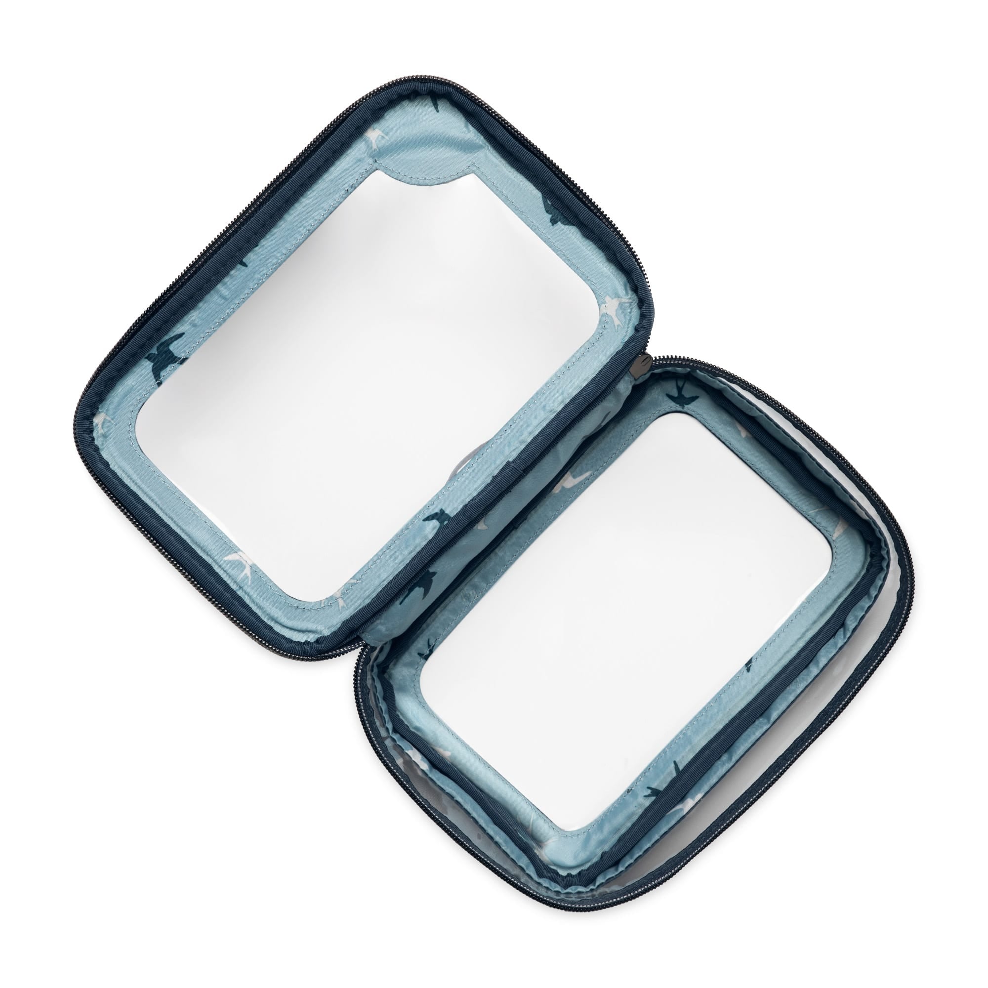 Clear Zip Storage Pouch - CONTEMPORARY NAVY - Clear_Zip_StoragePouch_Navy_Blue_05_feb34ce0-40a3-4ff3-8100-90d3a0bef304