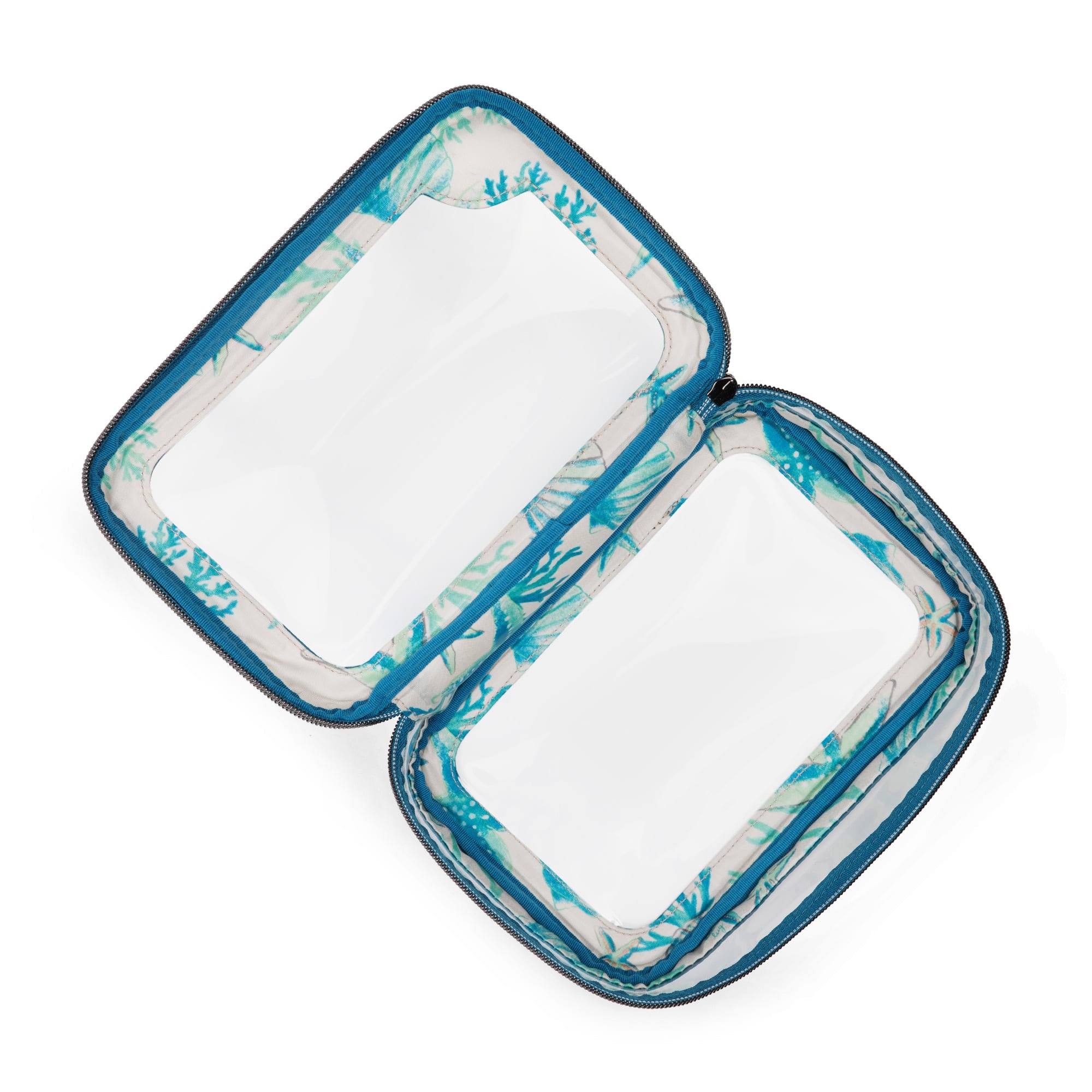 Clear Zip Storage Pouch - OCEAN BLUE - Clear_Zip_StoragePouch_Ocean_Blue_05