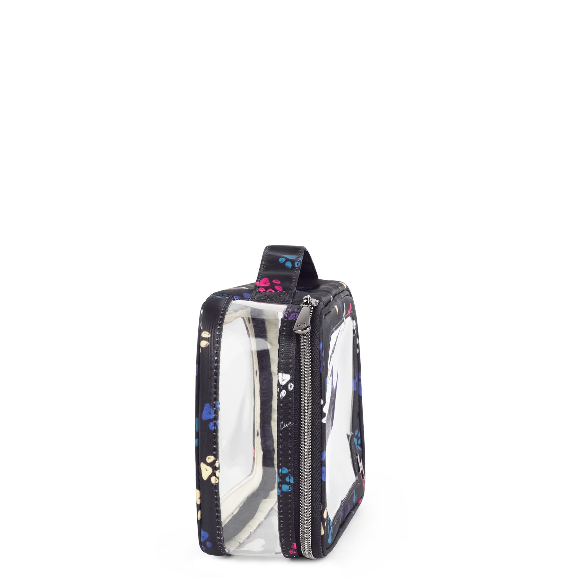 Clear Zip Storage Pouch - PAWS BLACK - Clear_Zip_StoragePouch_Paws_Black_03