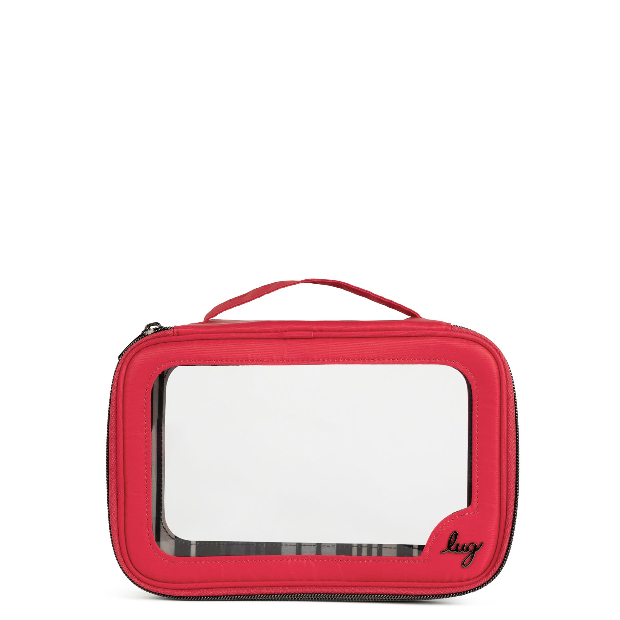 Clear Zip Storage Pouch - RED - Clear_Zip_StoragePouch_Red_01_e4f698e6-48a4-4bea-88e9-8ca16026051f