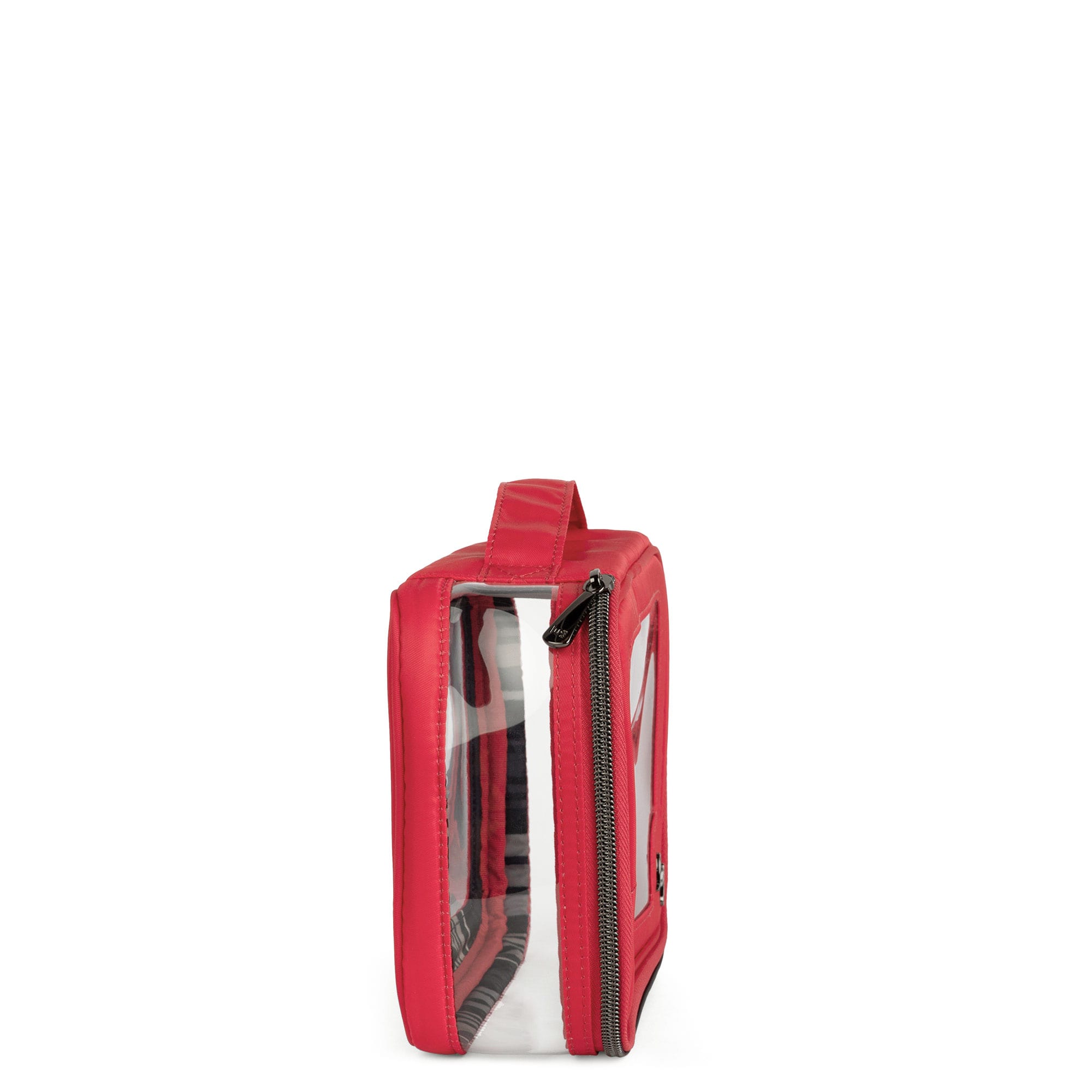 Clear Zip Storage Pouch - RED - Clear_Zip_StoragePouch_Red_03