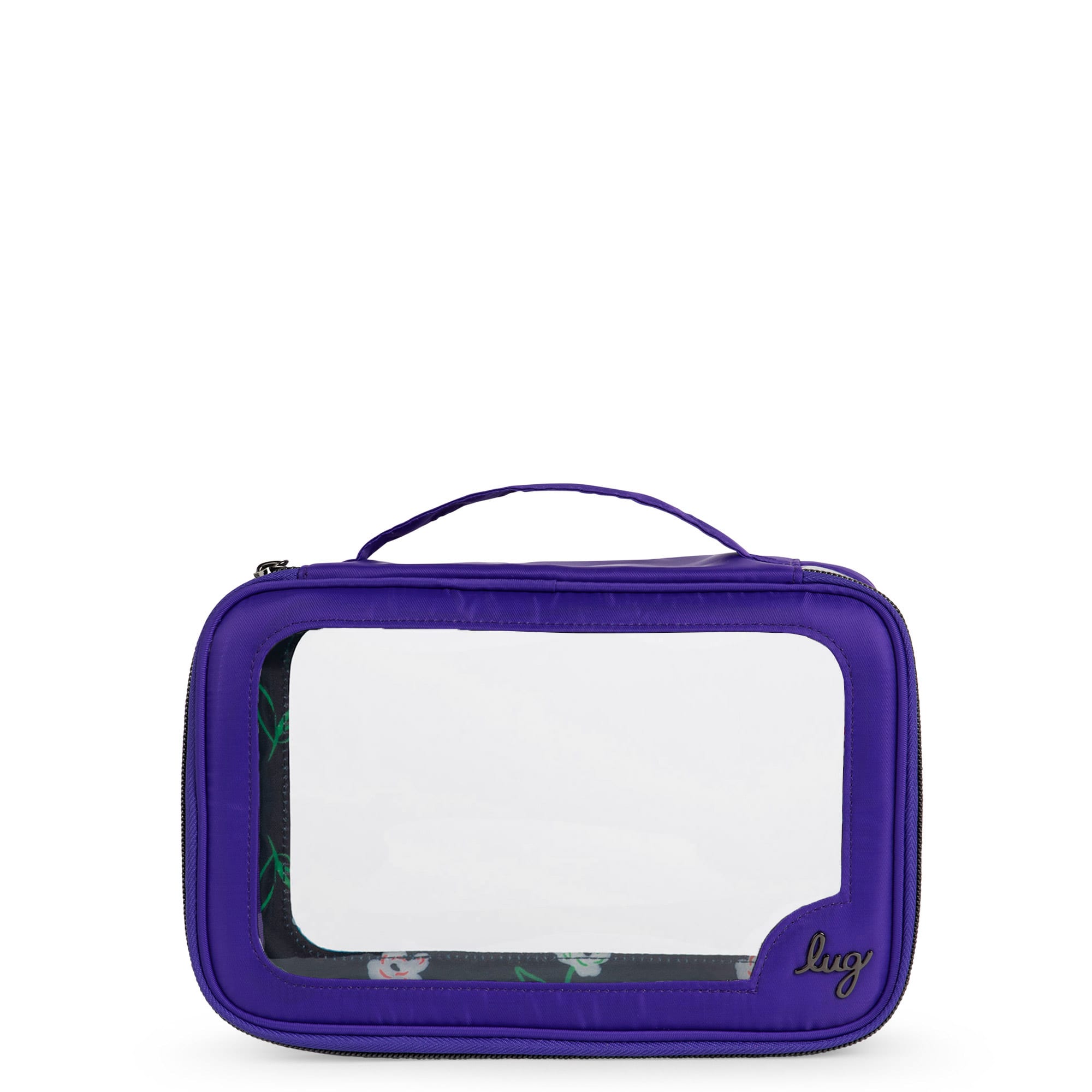 Clear Zip Storage Pouch - VIOLET - Clear_Zip_StoragePouch_Violet_Neon_01