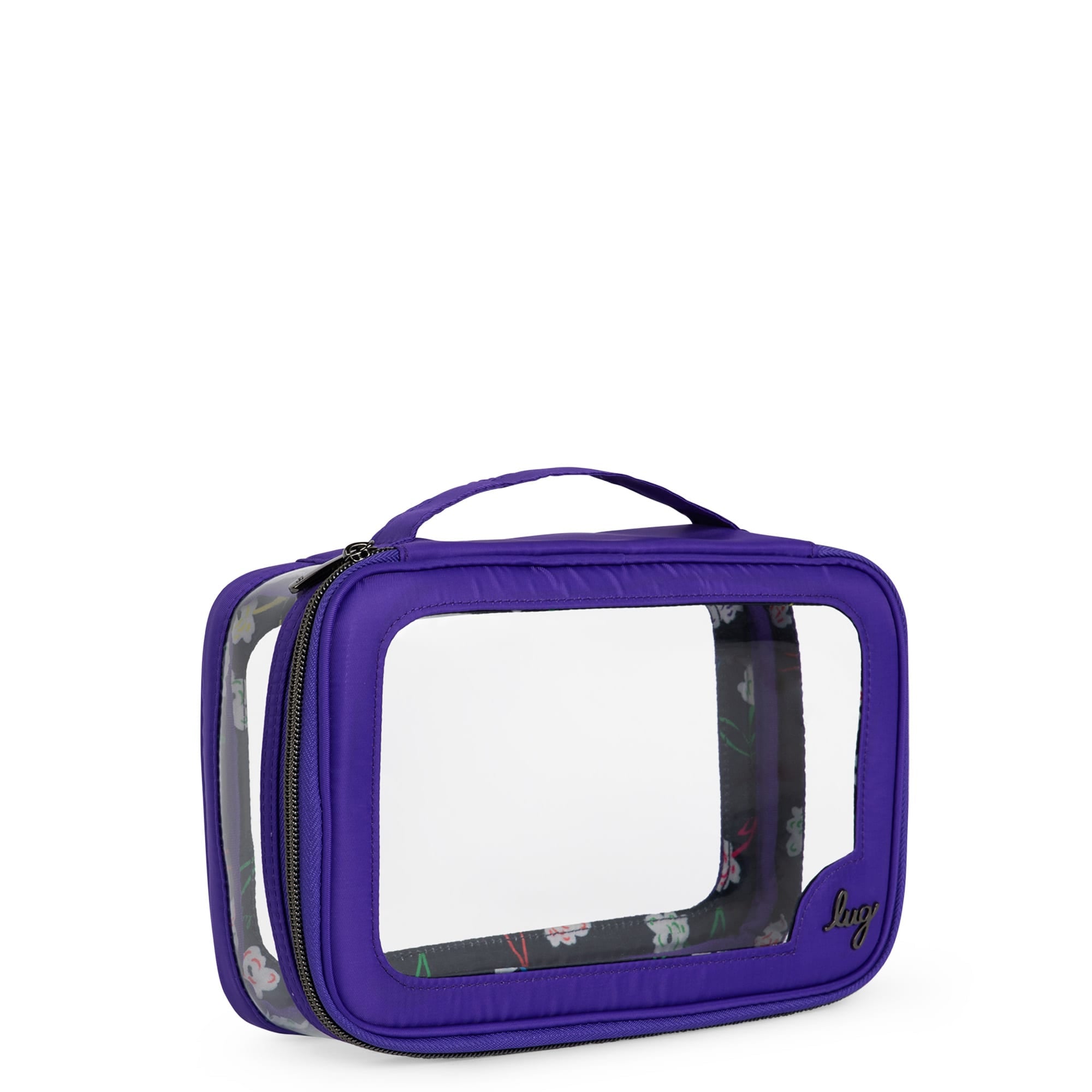 Clear Zip Storage Pouch - VIOLET - Clear_Zip_StoragePouch_Violet_Neon_02_213364d4-83d4-487f-a447-3158f7dda344
