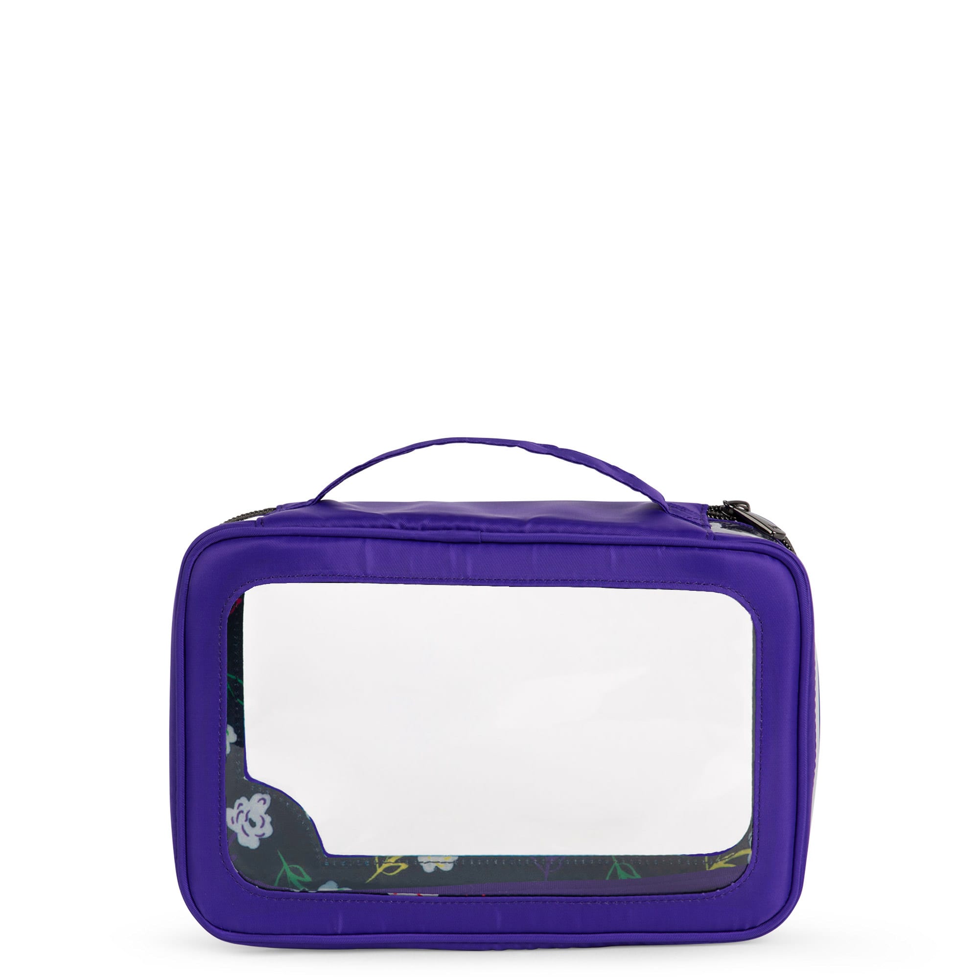 Clear Zip Storage Pouch - VIOLET - Clear_Zip_StoragePouch_Violet_Neon_04