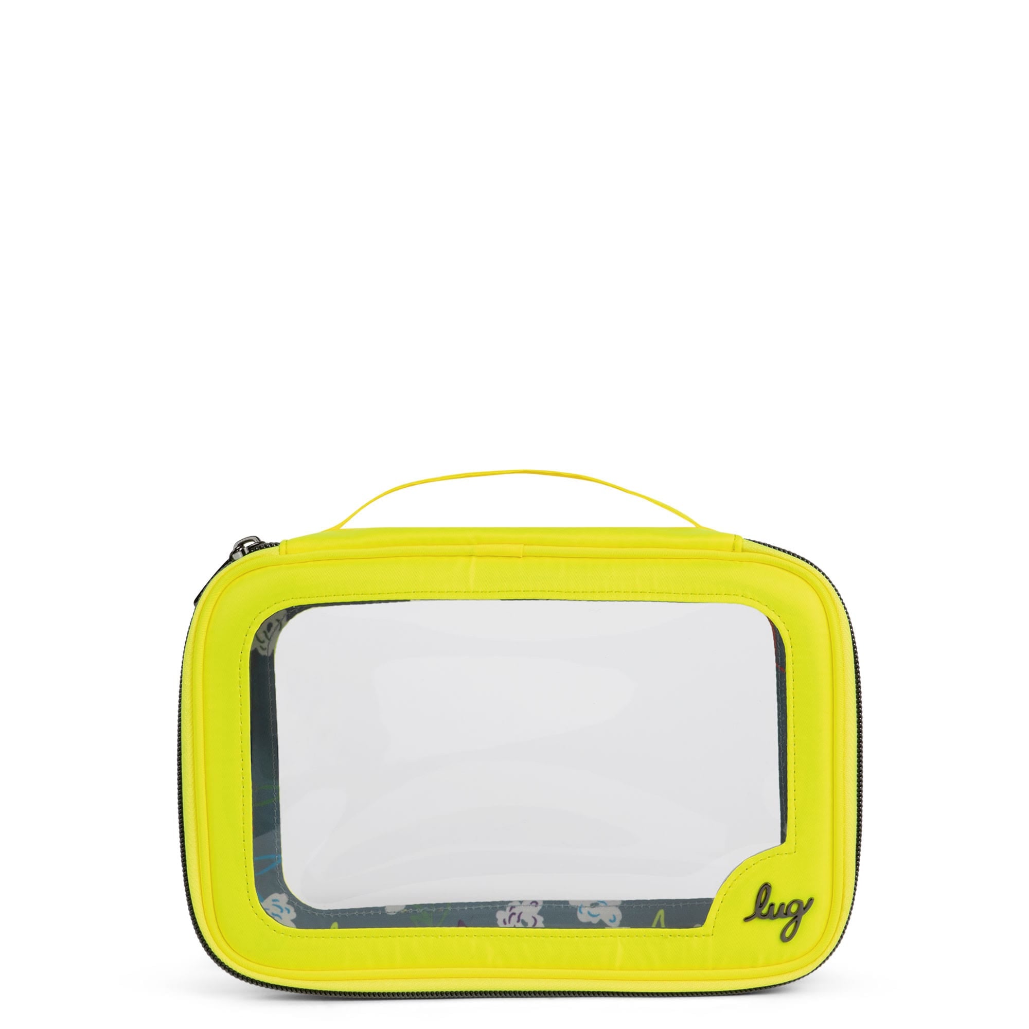 Clear Zip Storage Pouch - YELLOW - Clear_Zip_StoragePouch_Yellow_Neon_01