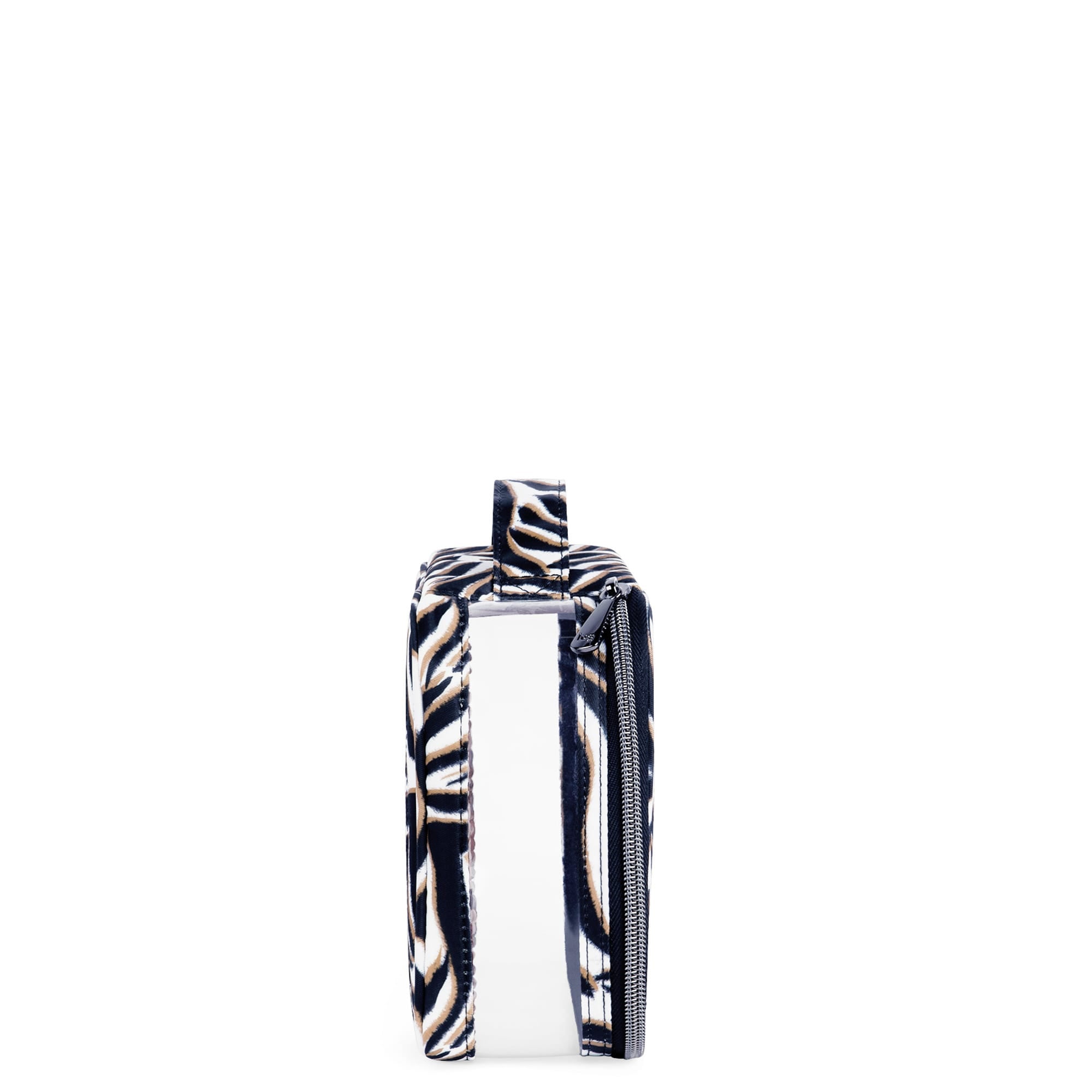 Clear Zip Storage Pouch - ZEBRA SAND - Clear_Zip_StoragePouch_Zebra_Sand_03