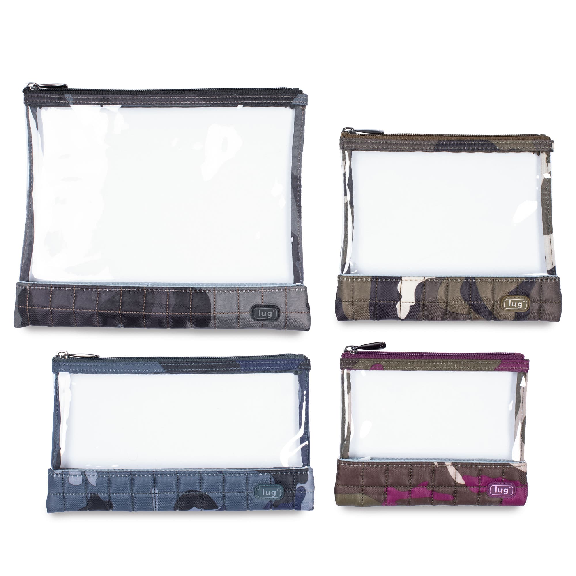 Clearview 4pc Storage Envelopes - CAMO - Clearview4pc_Camo_01a