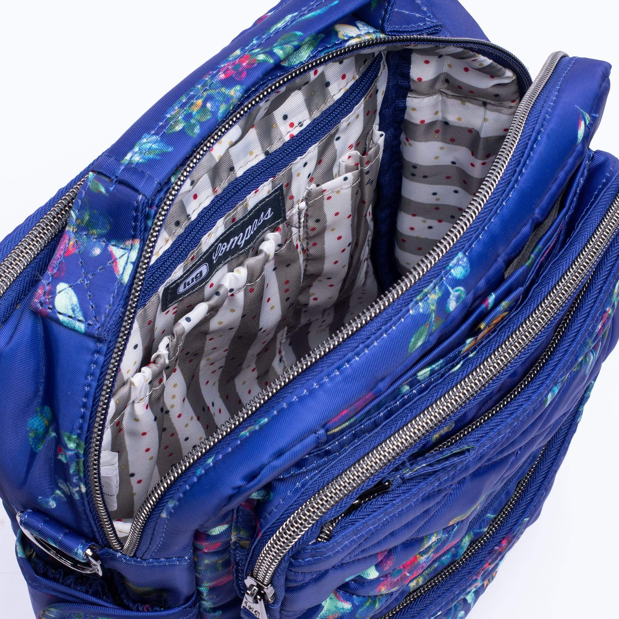 Compass Crossbody Bag - BOUQUET BLUE - CompassCrossbody_BouquetBlue_05